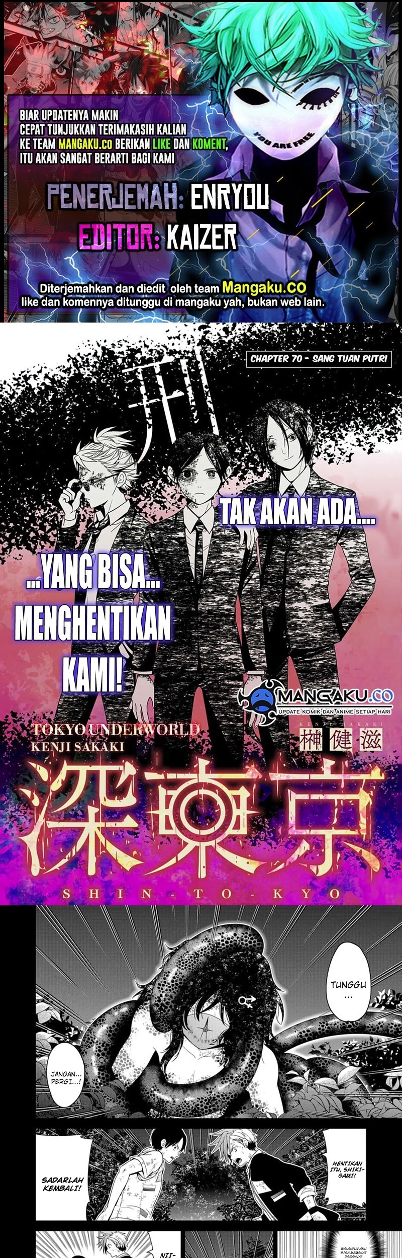 Tokyo Underworld Chapter 70 - halaman 1
