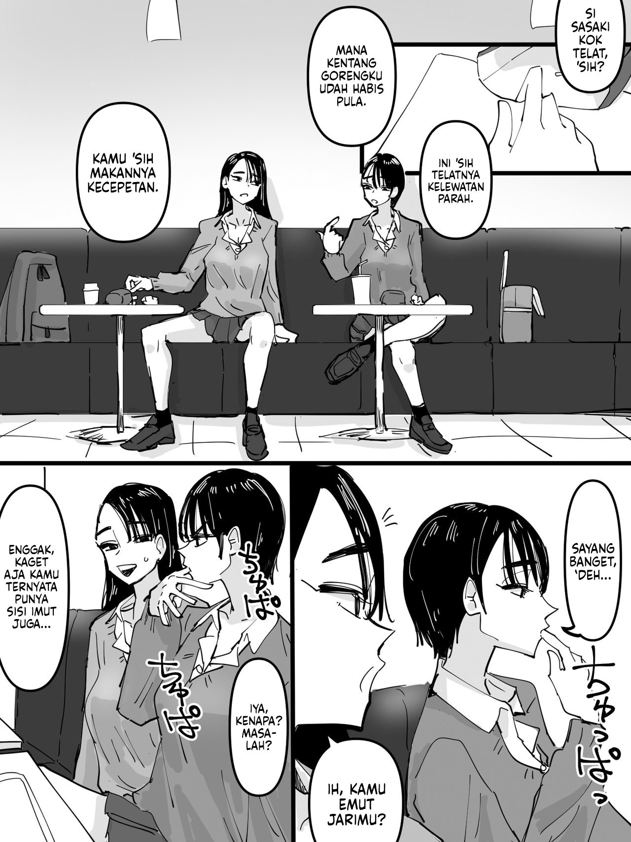 Tomodachi ga Watashi no Yubi wo Name Shaburi Tsukushita Hanashi Chapter 0 - halaman 2