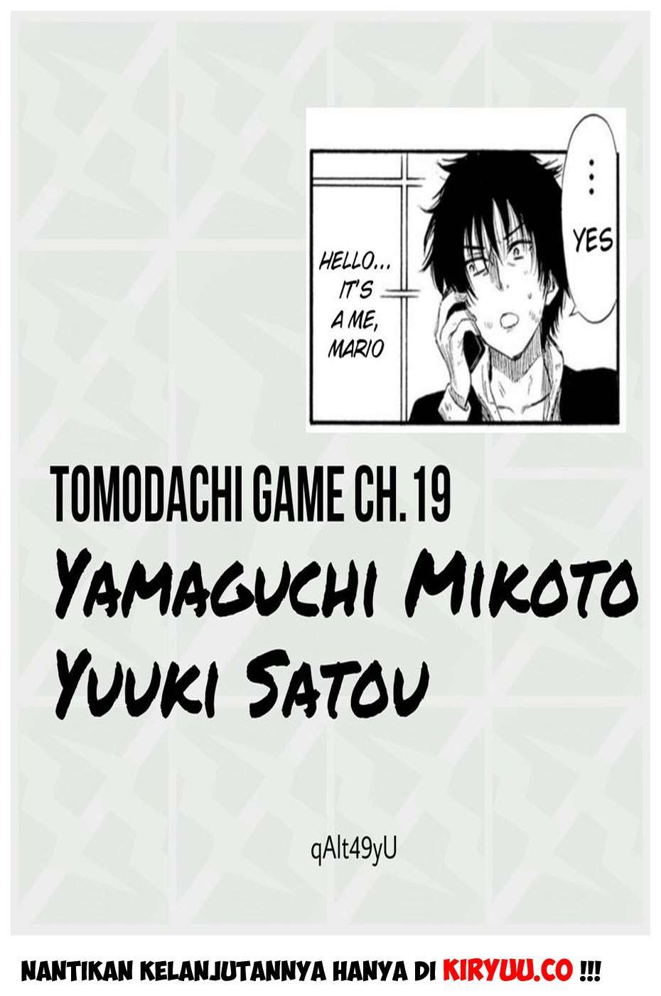 Tomodachi Game Chapter 19 - halaman 35