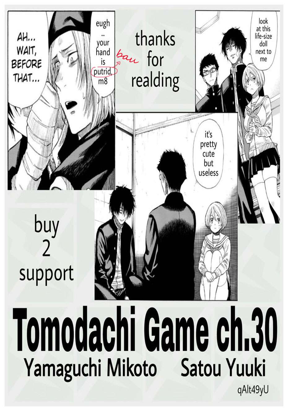 Tomodachi Game Chapter 30 - halaman 35