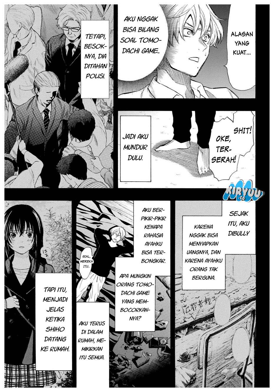 Tomodachi Game Chapter 34 - halaman 14