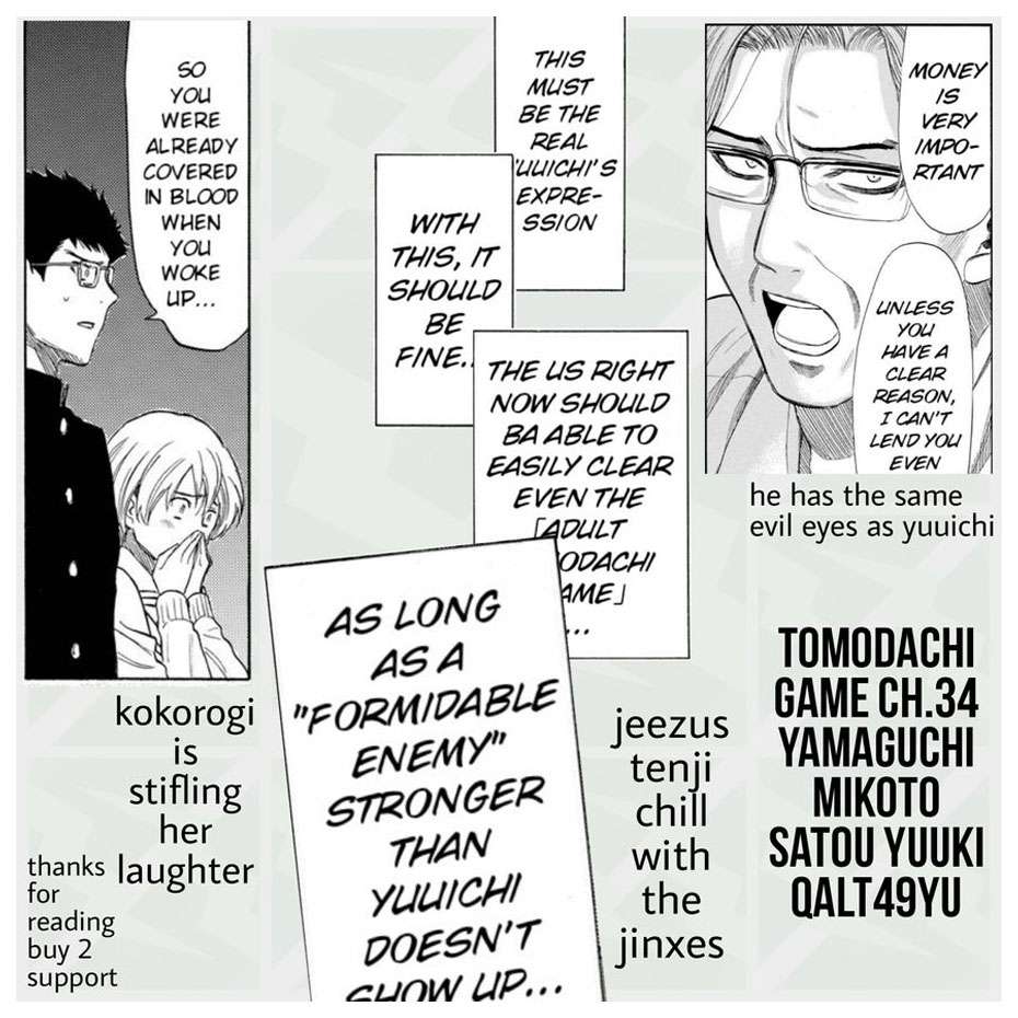 Tomodachi Game Chapter 34 - halaman 40