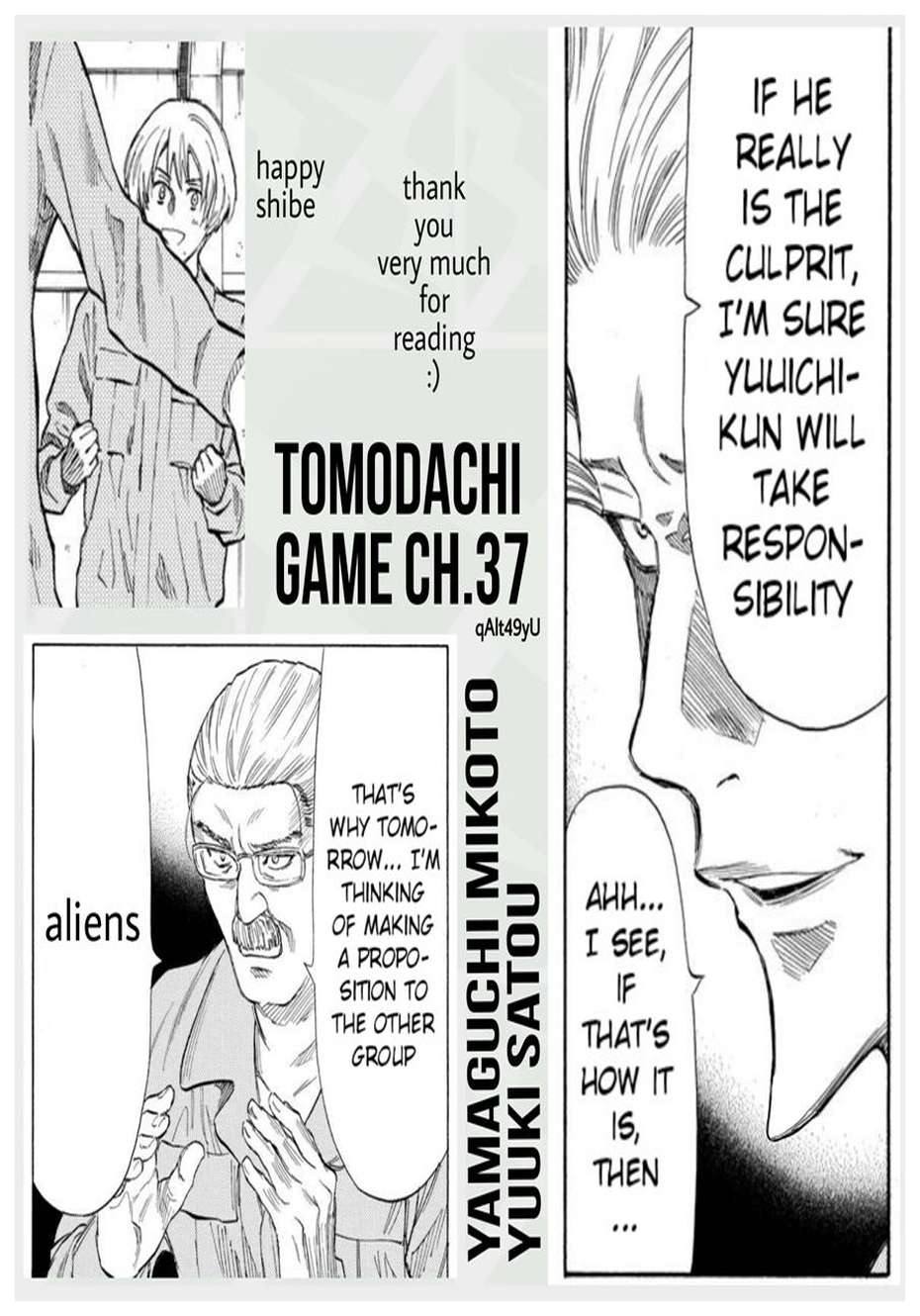 Tomodachi Game Chapter 37 - halaman 34