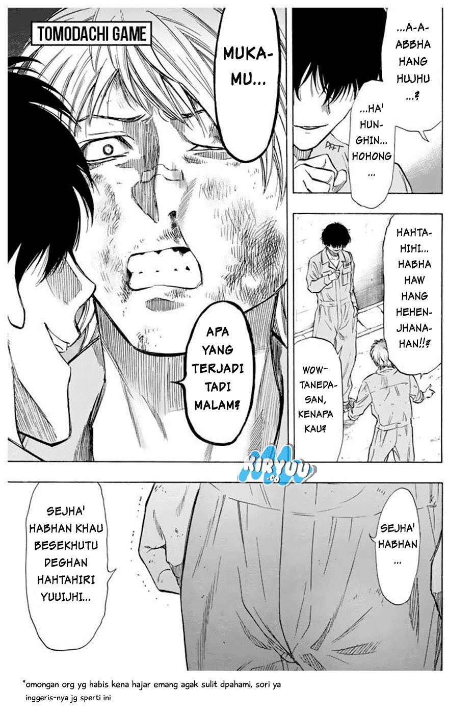 Tomodachi Game Chapter 44 - halaman 3