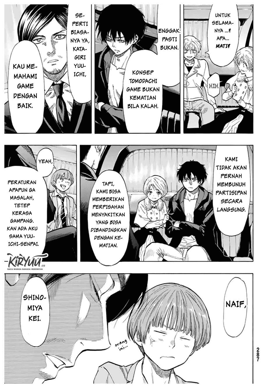 Tomodachi Game Chapter 48 - halaman 18