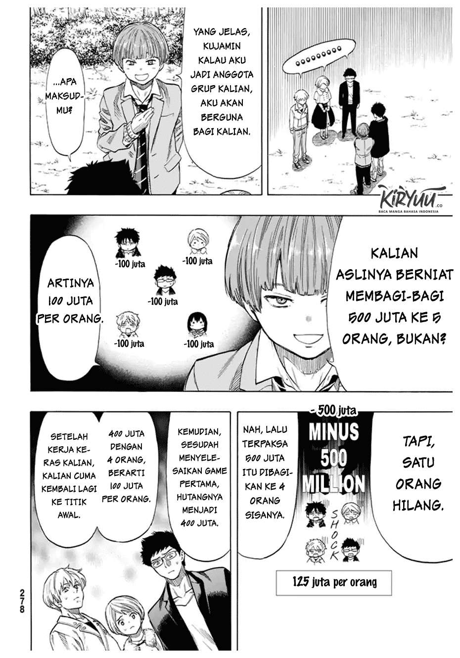 Tomodachi Game Chapter 48 - halaman 9