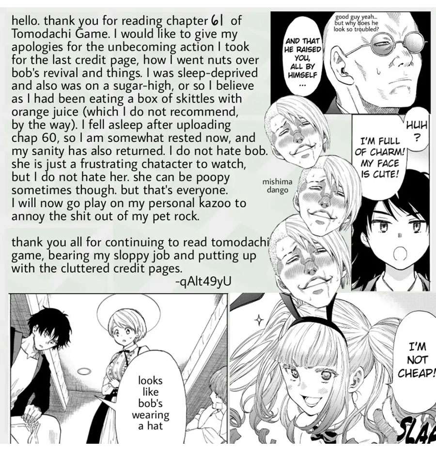 Tomodachi Game Chapter 61 - halaman 44