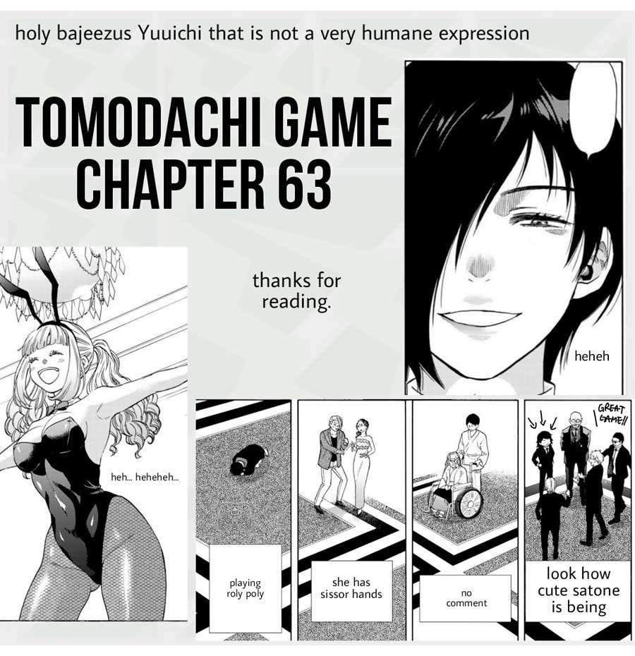 Tomodachi Game Chapter 63 - halaman 36