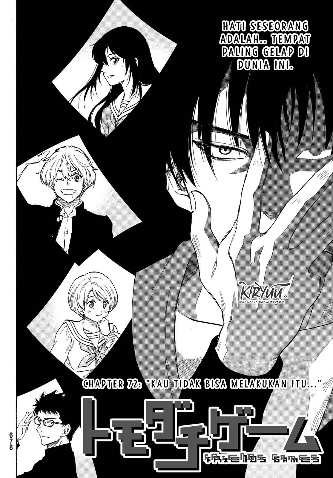 Tomodachi Game Chapter 72 - halaman 3