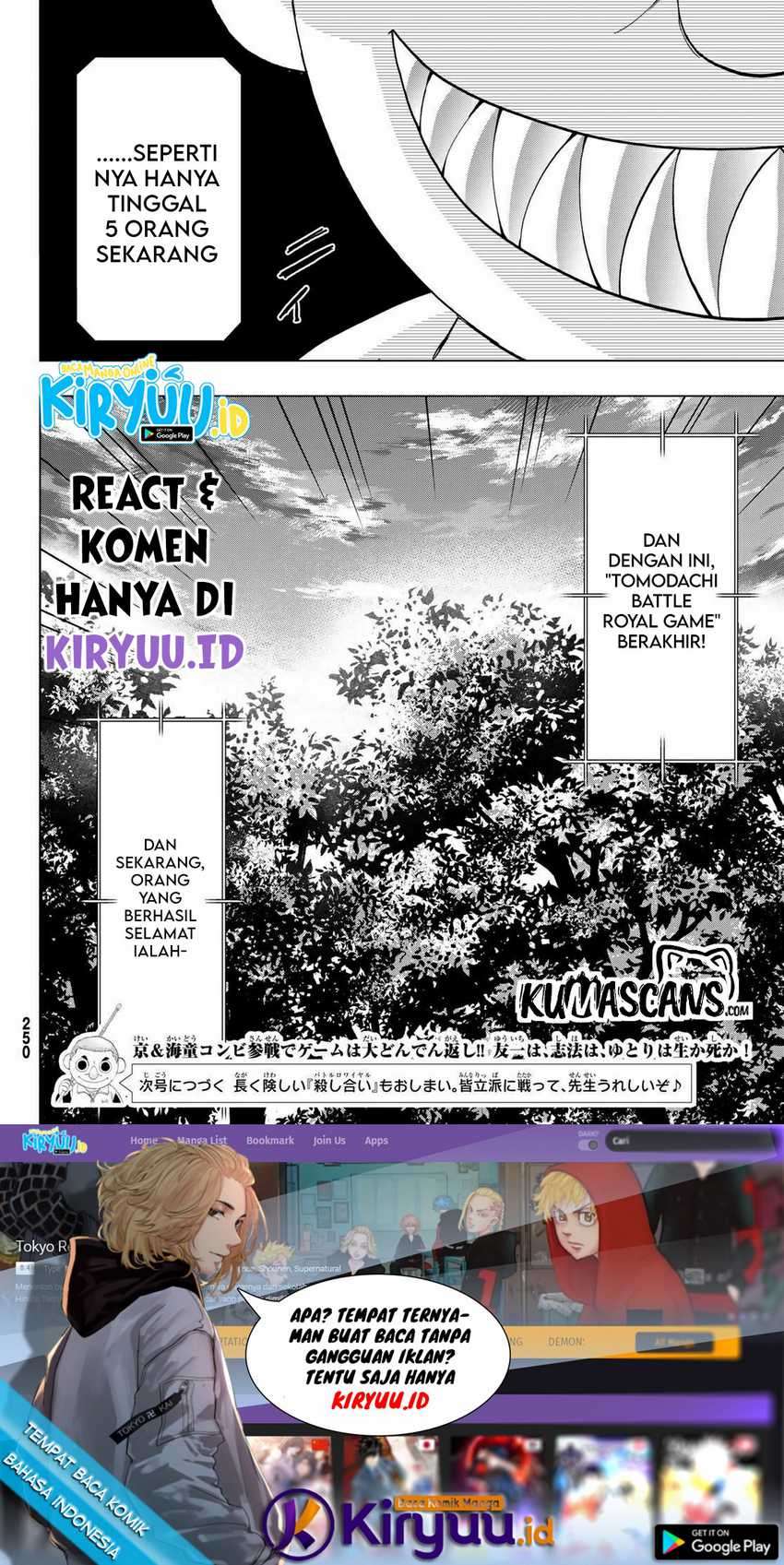 Tomodachi Game Chapter 86 - halaman 39