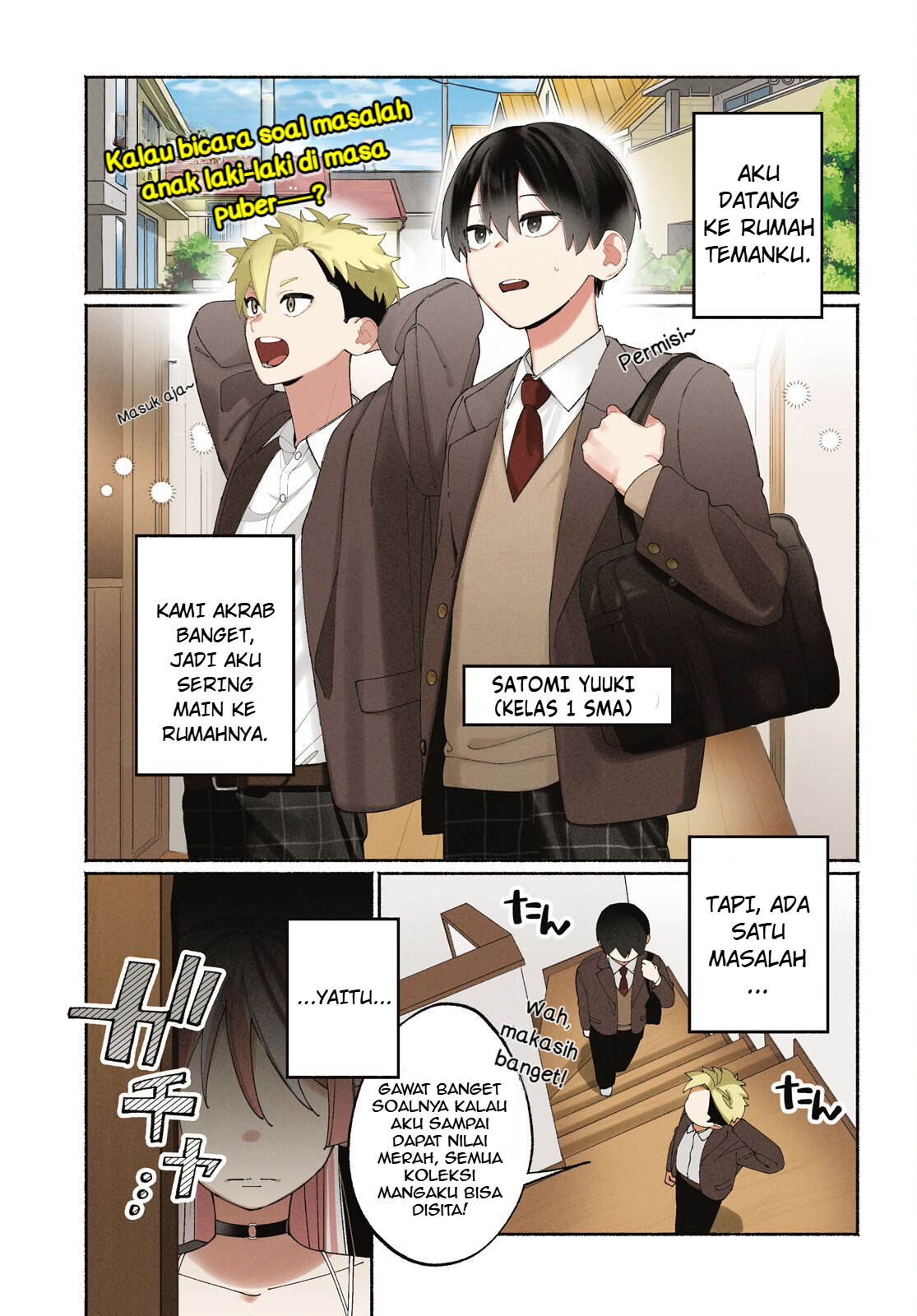 Tomodachinchi no Neechan ga Kowakute Ii Hito Chapter 1 - halaman 1