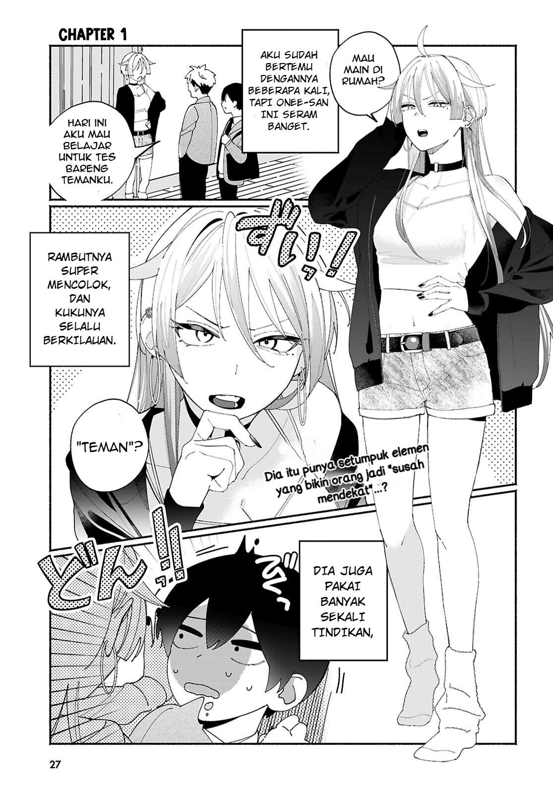 Tomodachinchi no Neechan ga Kowakute Ii Hito Chapter 1 - halaman 3