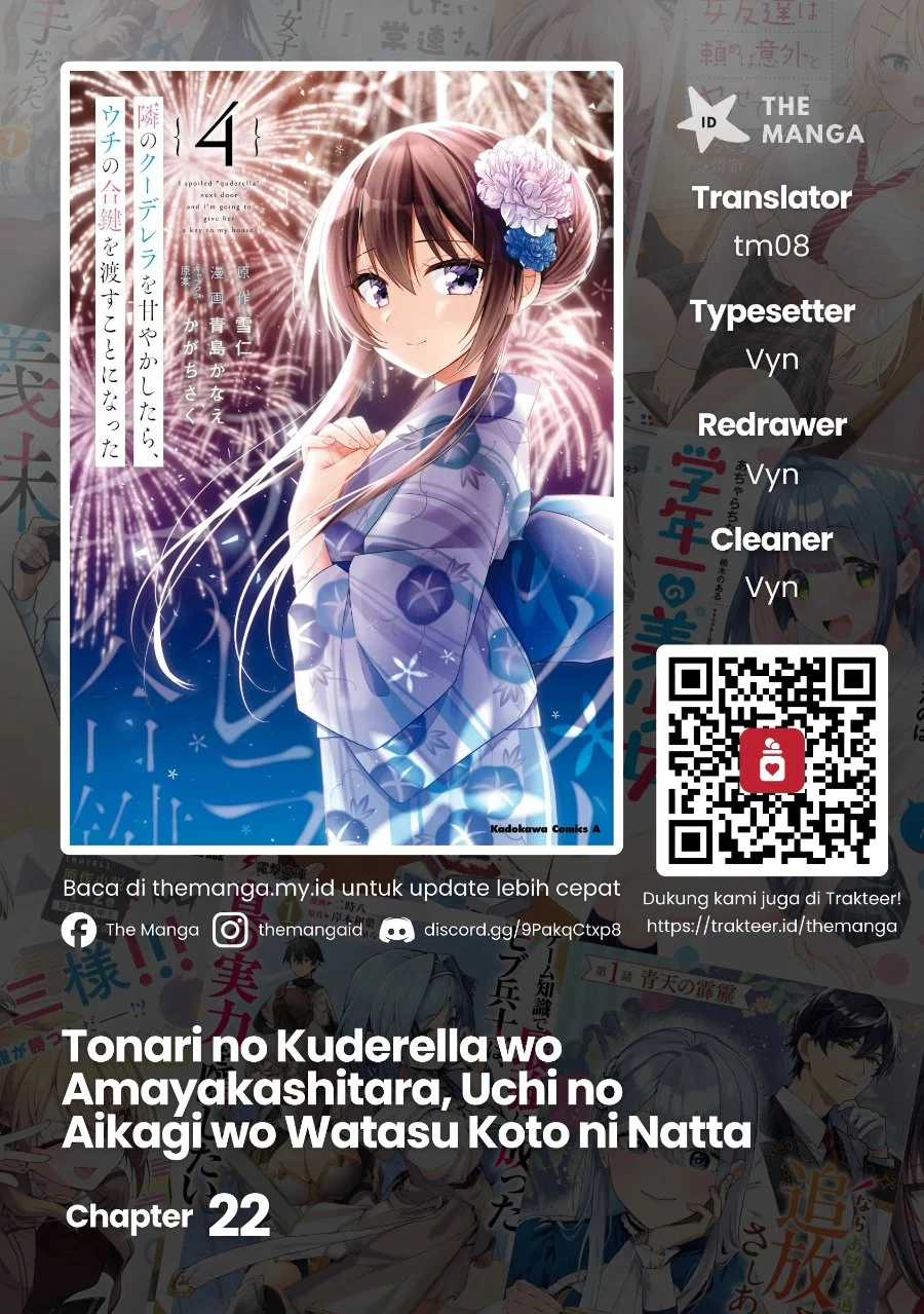 Tonari No Kuuderera O Amayakashitara, Uchi No Aikagi O Watasu Koto Ni Natta Chapter 22 - halaman 1