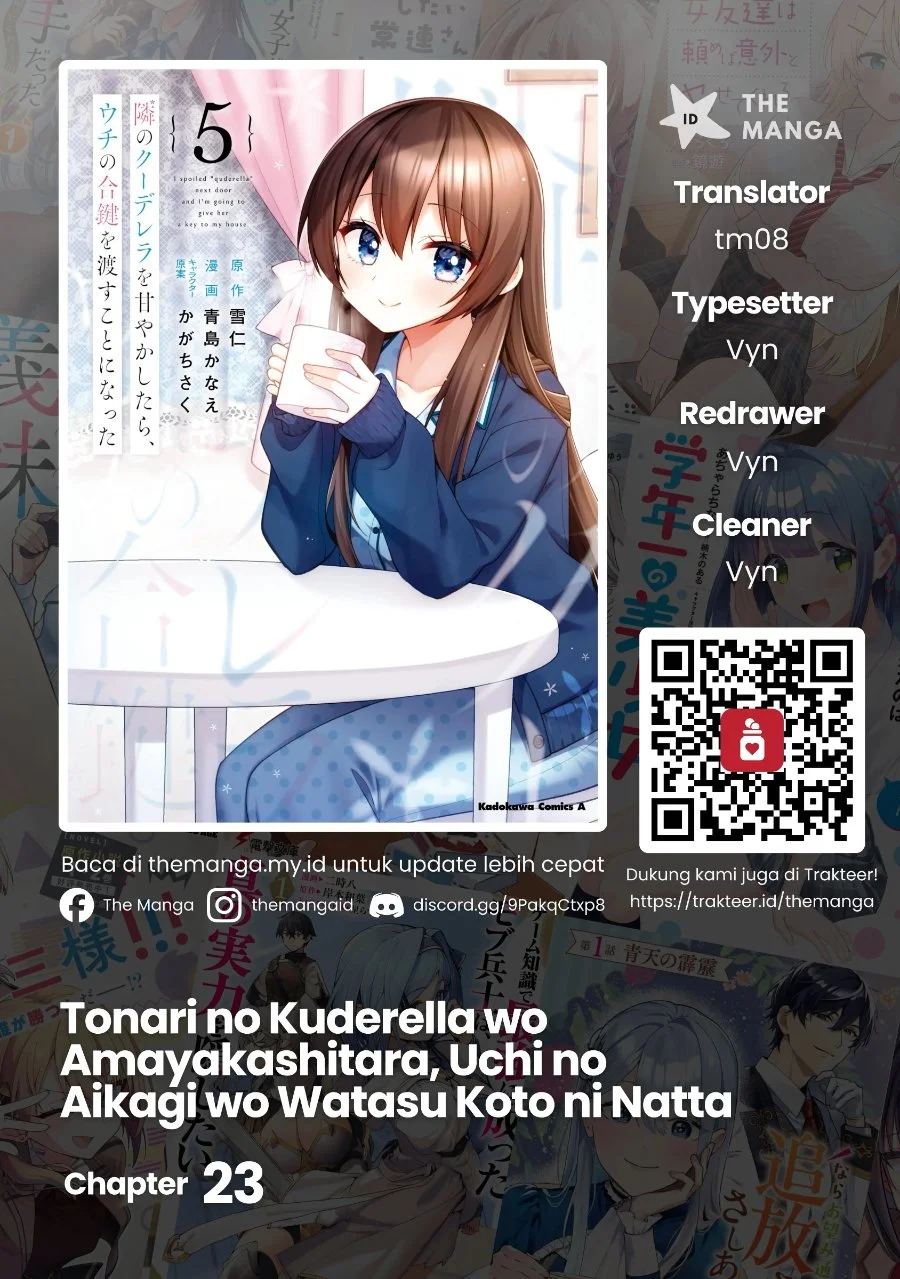 Tonari No Kuuderera O Amayakashitara, Uchi No Aikagi O Watasu Koto Ni Natta Chapter 23 - halaman 1