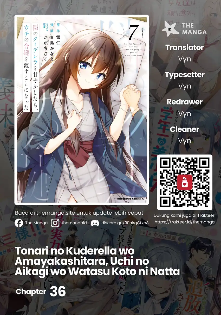 Tonari No Kuuderera O Amayakashitara, Uchi No Aikagi O Watasu Koto Ni Natta Chapter 36 - halaman 1