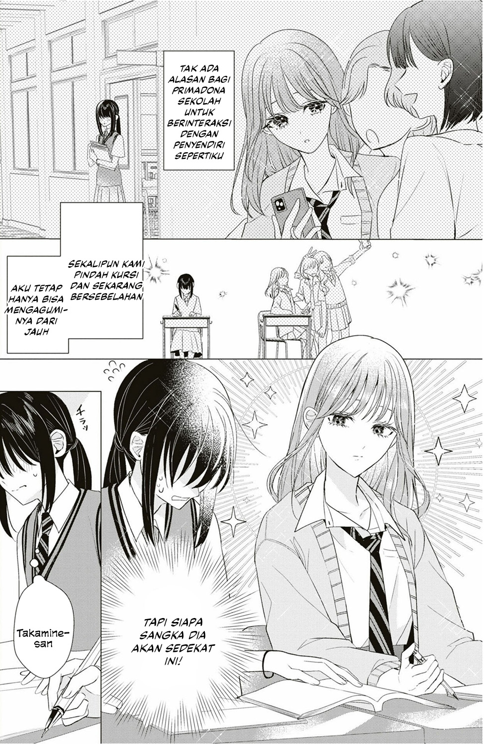 Tonari no Seki ga Suki na Hito datta: Gakusei Yuri Anthology Chapter 1 - halaman 3