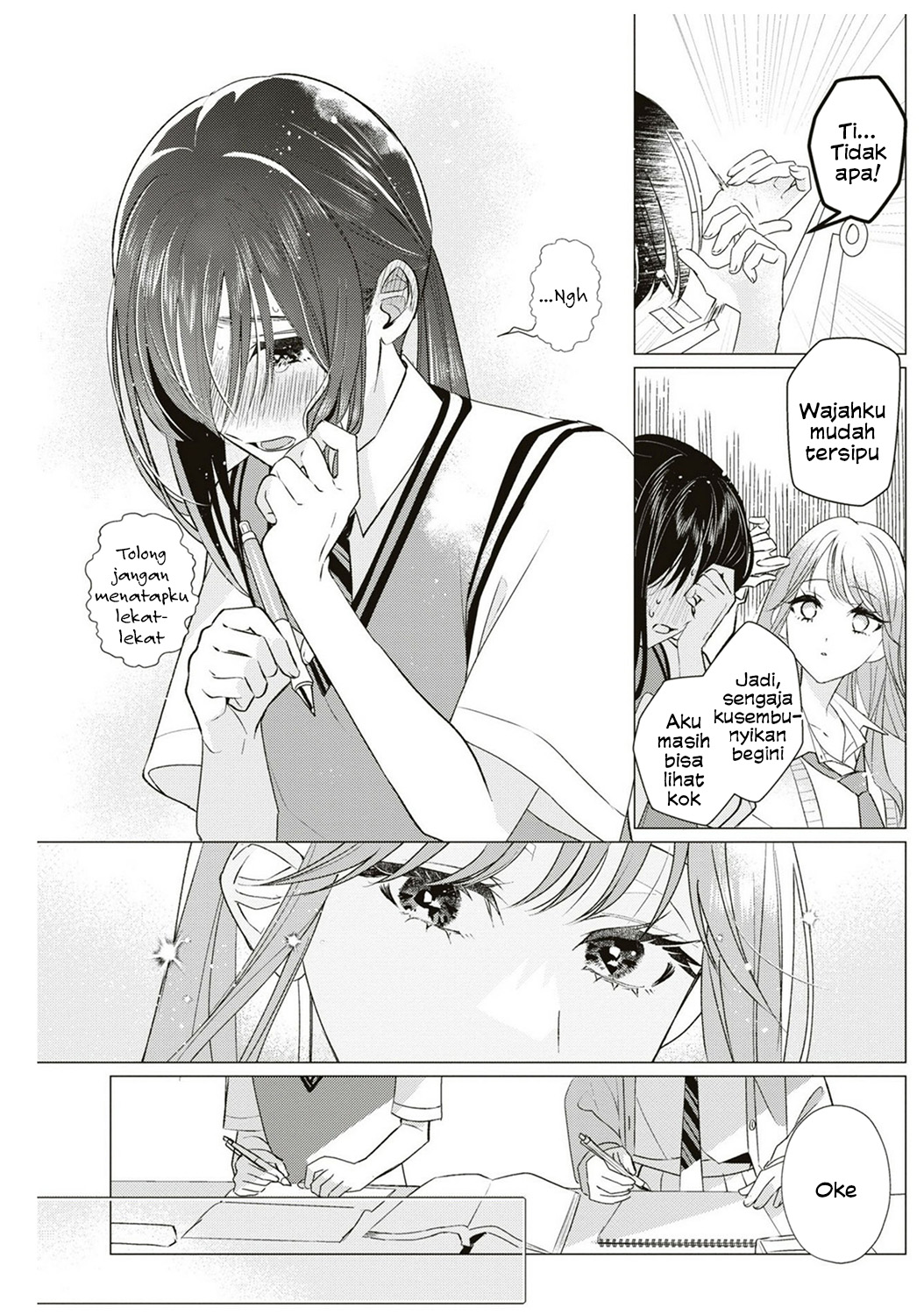 Tonari no Seki ga Suki na Hito datta: Gakusei Yuri Anthology Chapter 1 - halaman 6