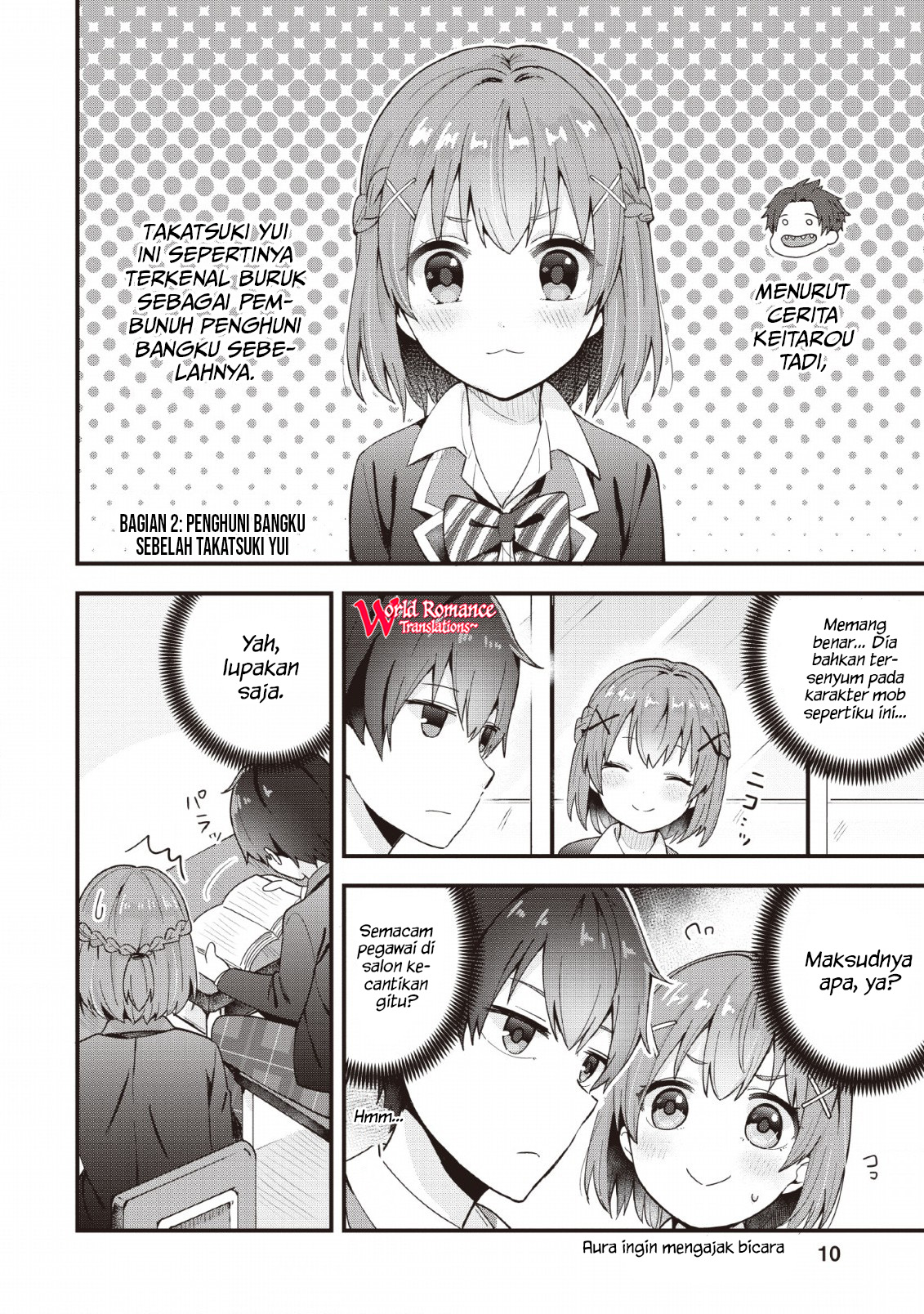 Tonari no Seki ni Natta Bishoujo ga Horesaseyou to Karakattekuru ga Itsunomanika Kaeriuchi ni Shiteita Chapter 1 - halaman 10