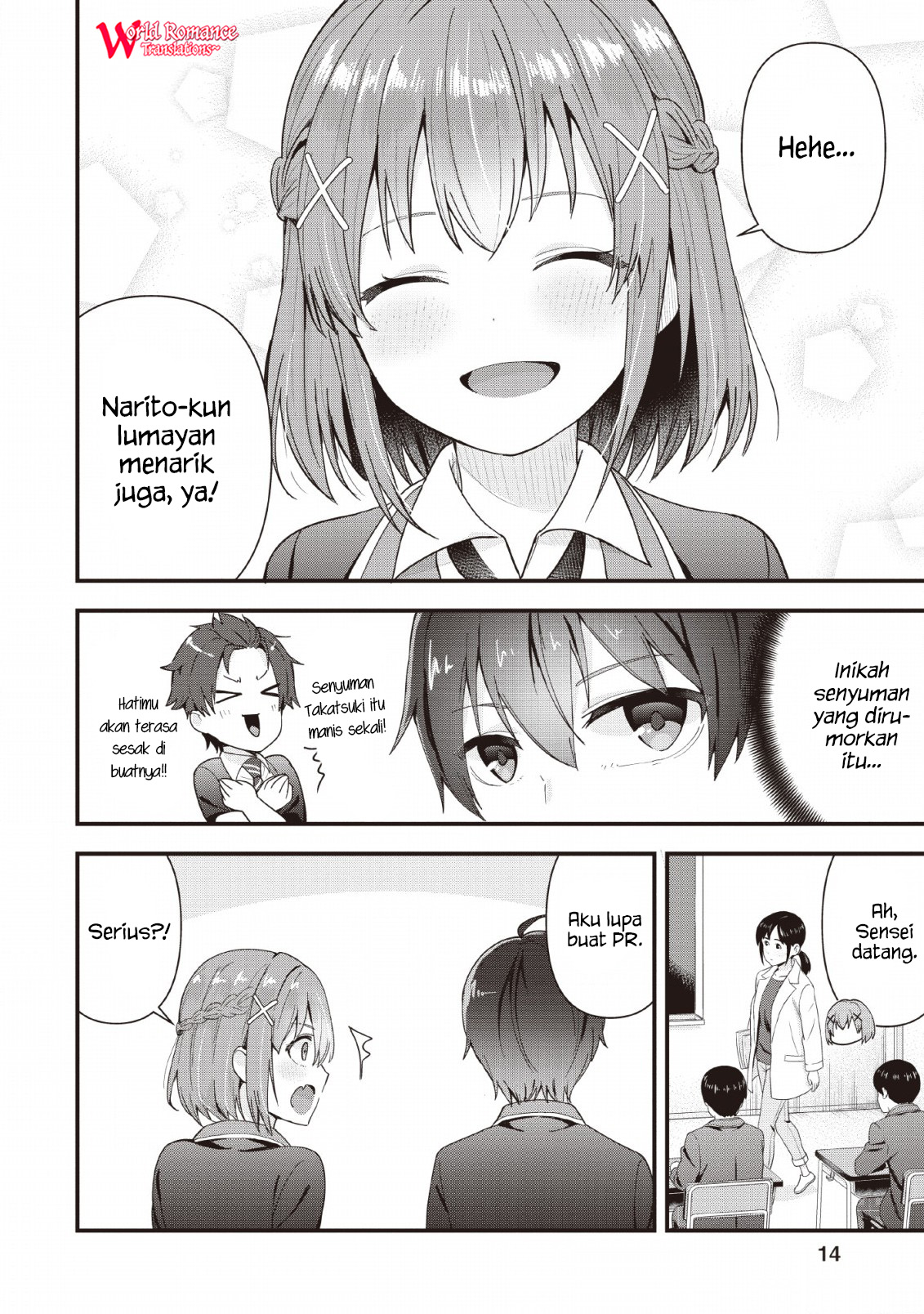 Tonari no Seki ni Natta Bishoujo ga Horesaseyou to Karakattekuru ga Itsunomanika Kaeriuchi ni Shiteita Chapter 1 - halaman 14