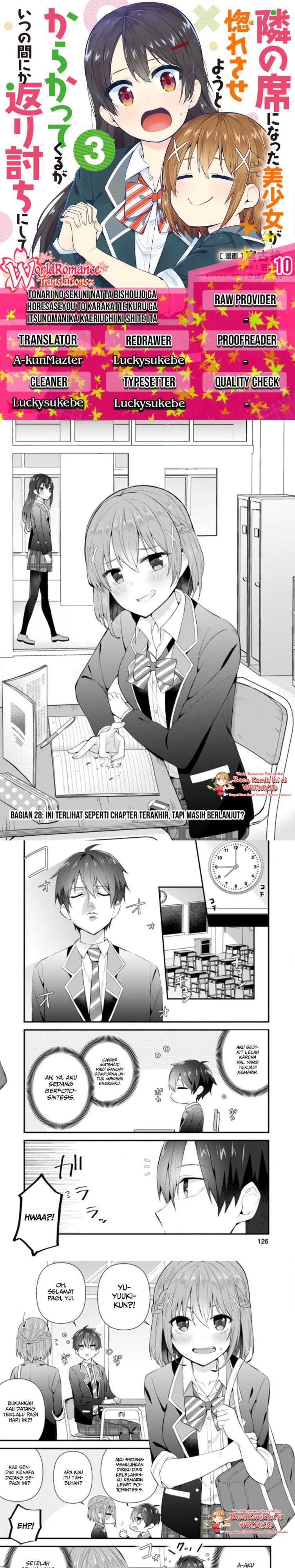 Tonari no Seki ni Natta Bishoujo ga Horesaseyou to Karakattekuru ga Itsunomanika Kaeriuchi ni Shiteita Chapter 10 - halaman 1