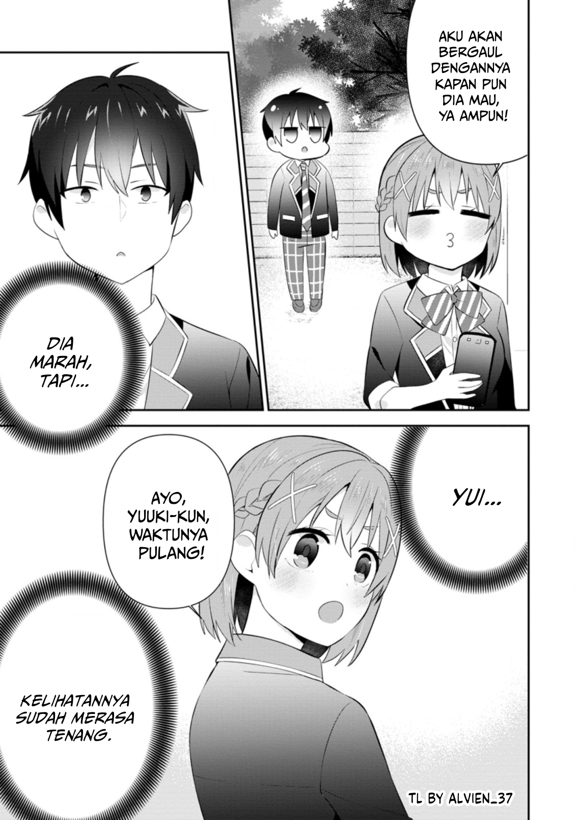 Tonari no Seki ni Natta Bishoujo ga Horesaseyou to Karakattekuru ga Itsunomanika Kaeriuchi ni Shiteita Chapter 17 - halaman 14