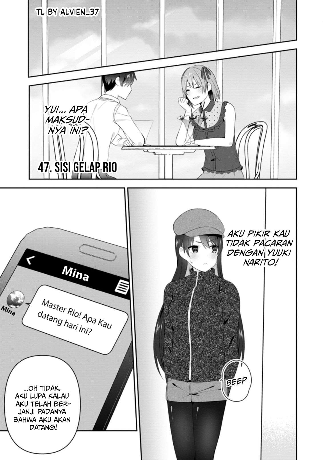 Tonari no Seki ni Natta Bishoujo ga Horesaseyou to Karakattekuru ga Itsunomanika Kaeriuchi ni Shiteita Chapter 19 - halaman 2