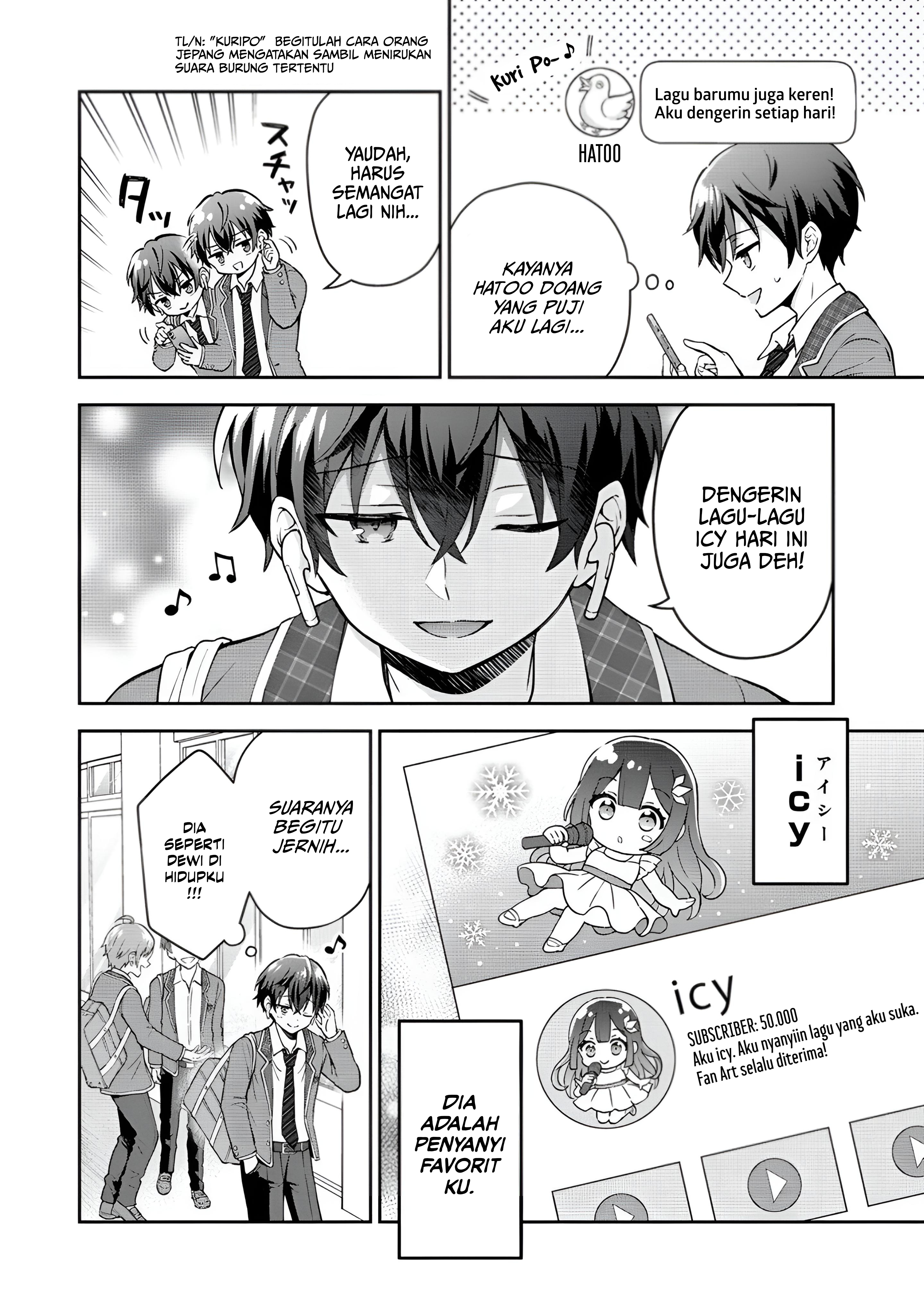 Tonari no Seki no Inkya Joshi ga Oshi Utaite Datta: Ore no Kyoku wo Utatte Kure! Chapter 1 - halaman 6