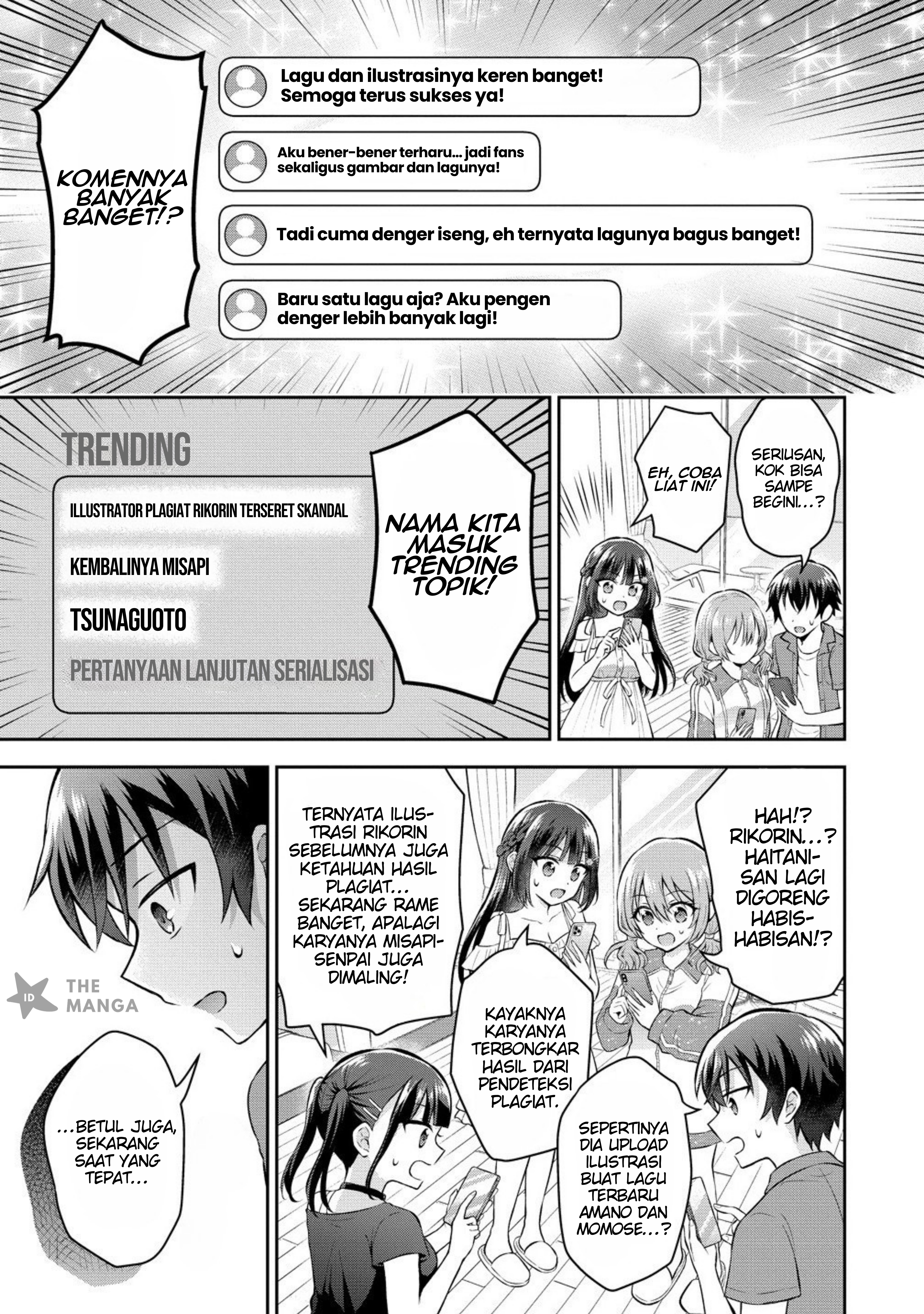 Tonari no Seki no Inkya Joshi ga Oshi Utaite Datta: Ore no Kyoku wo Utatte Kure! Chapter 12.2 - halaman 10