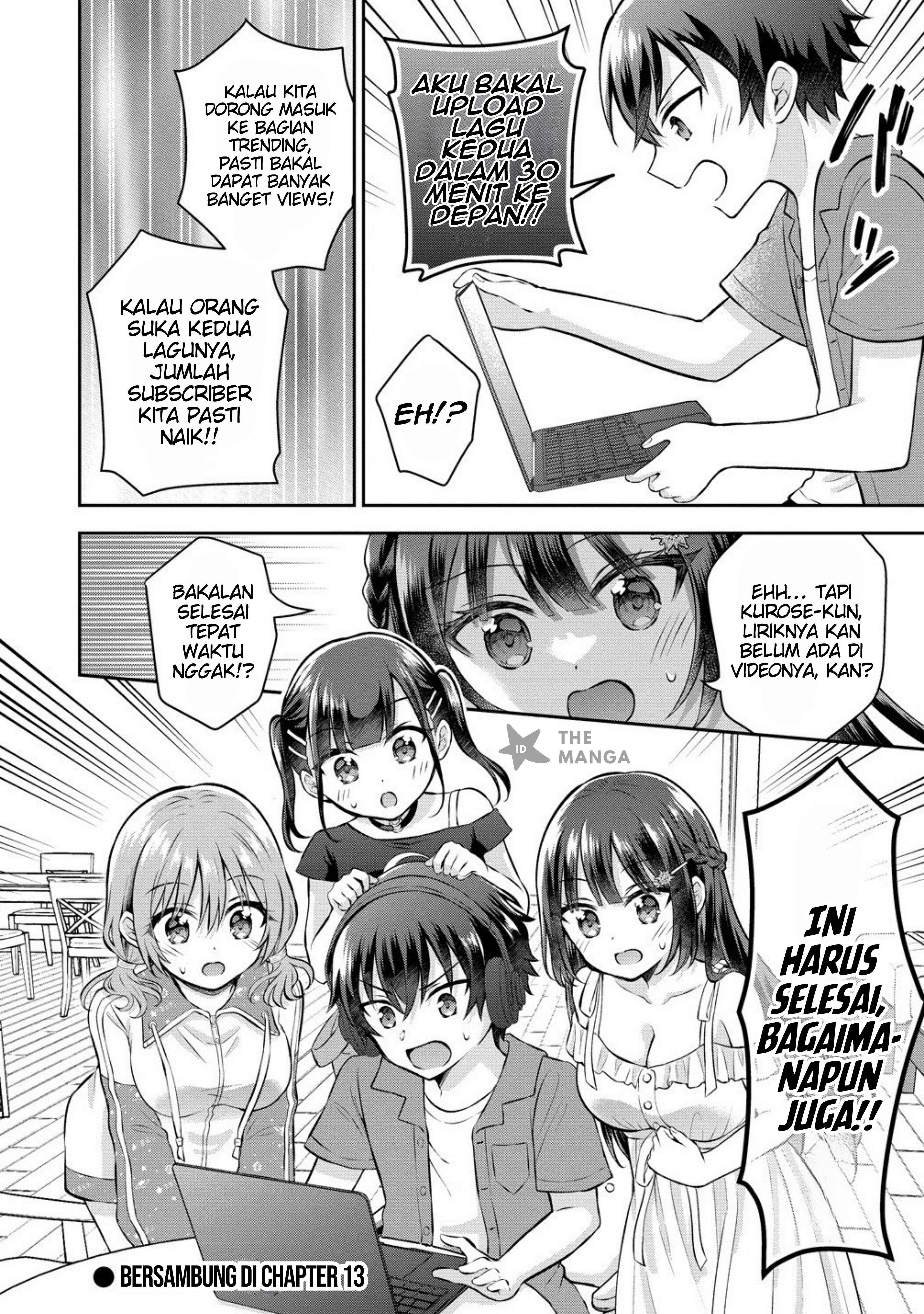 Tonari no Seki no Inkya Joshi ga Oshi Utaite Datta: Ore no Kyoku wo Utatte Kure! Chapter 12.2 - halaman 11