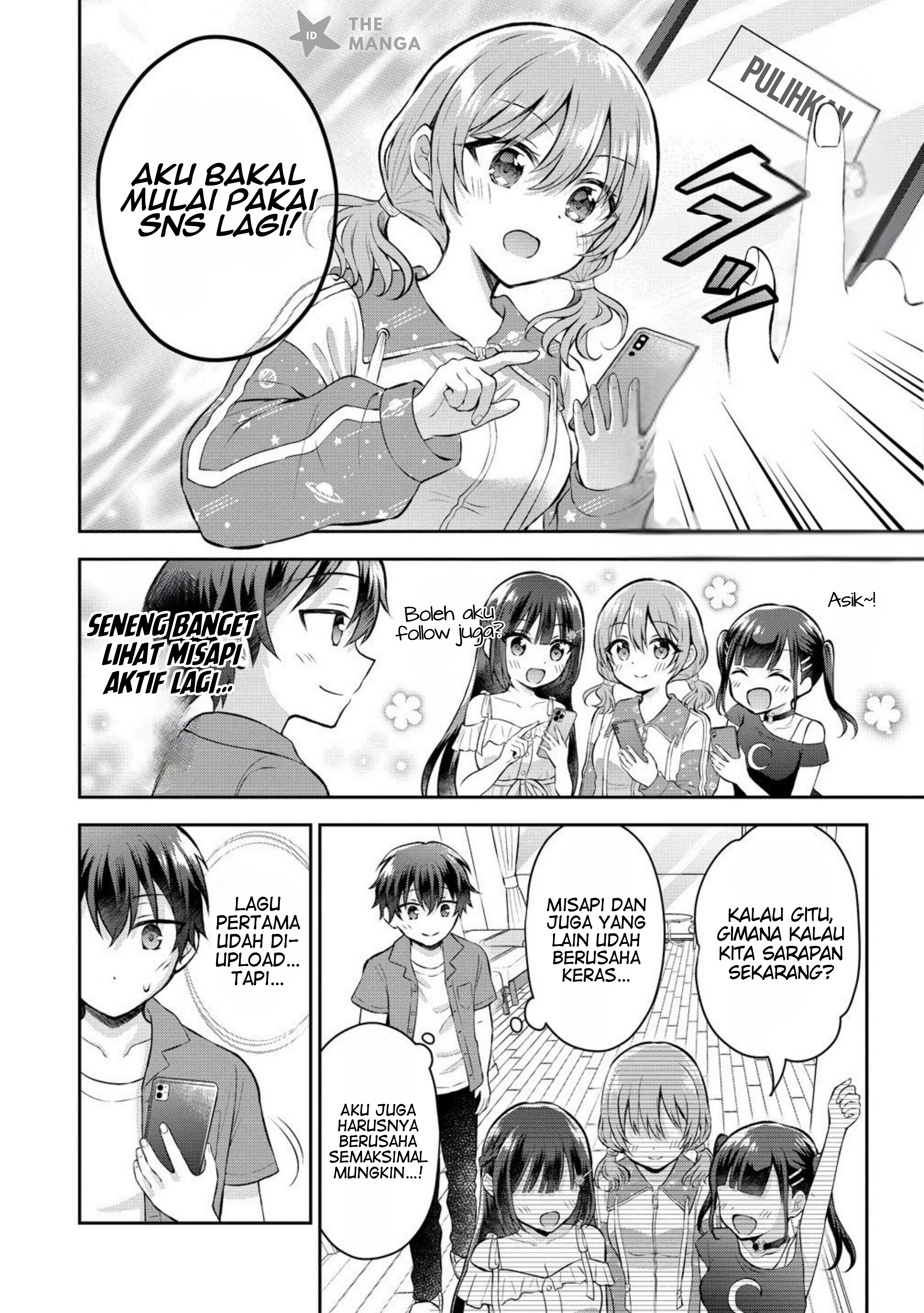 Tonari no Seki no Inkya Joshi ga Oshi Utaite Datta: Ore no Kyoku wo Utatte Kure! Chapter 12.2 - halaman 5