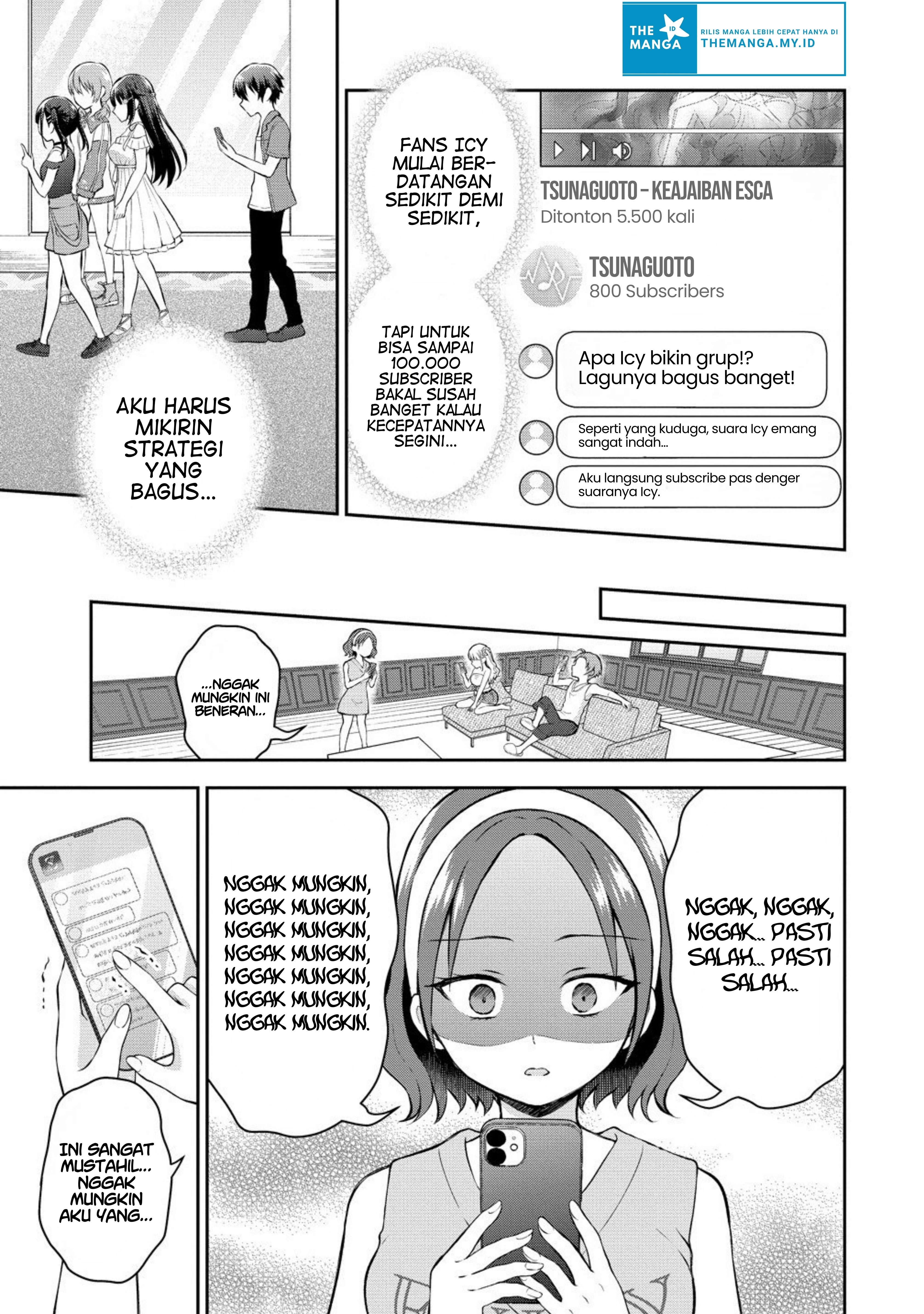 Tonari no Seki no Inkya Joshi ga Oshi Utaite Datta: Ore no Kyoku wo Utatte Kure! Chapter 12.2 - halaman 6