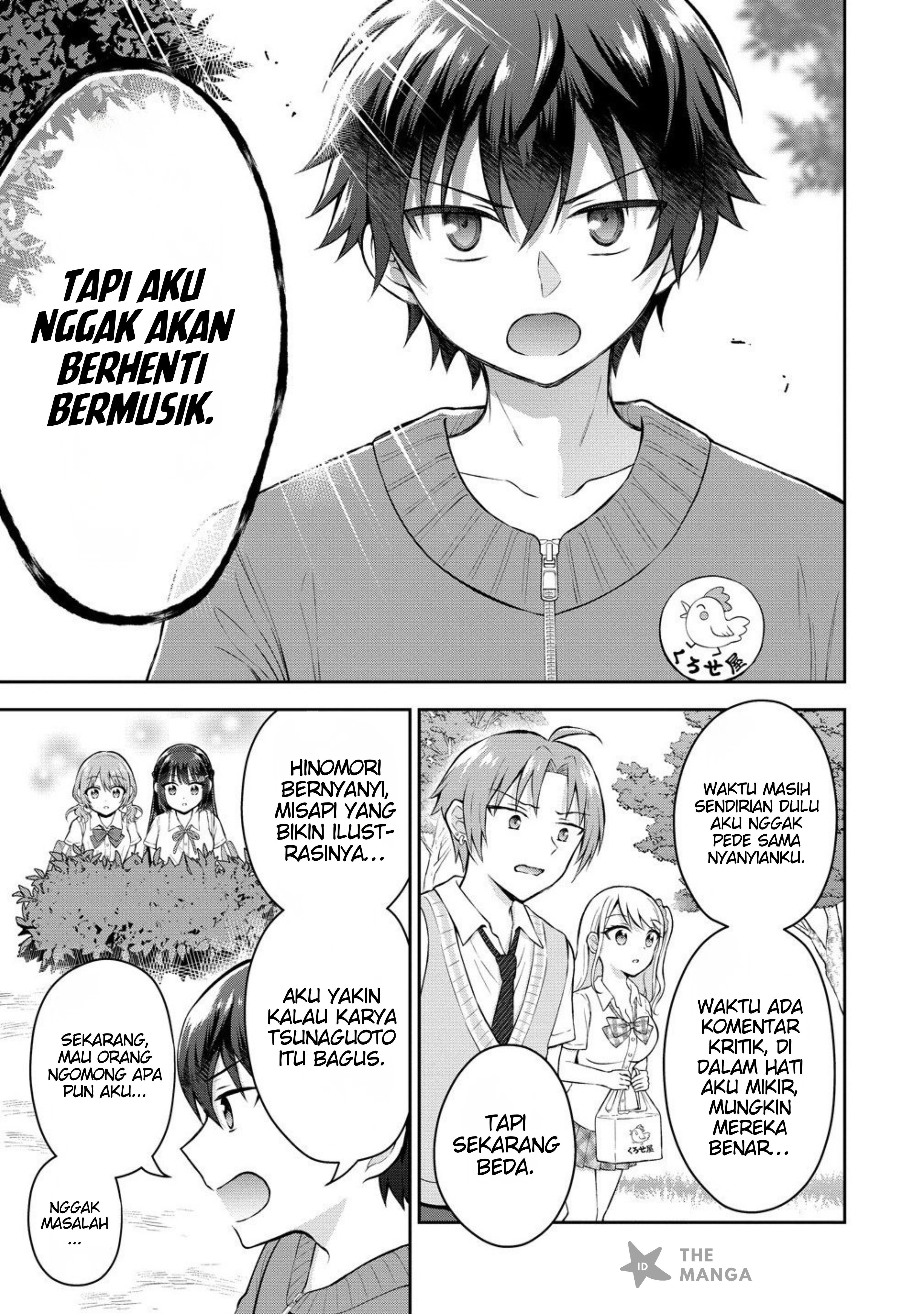 Tonari no Seki no Inkya Joshi ga Oshi Utaite Datta: Ore no Kyoku wo Utatte Kure! Chapter 14.2 - halaman 12