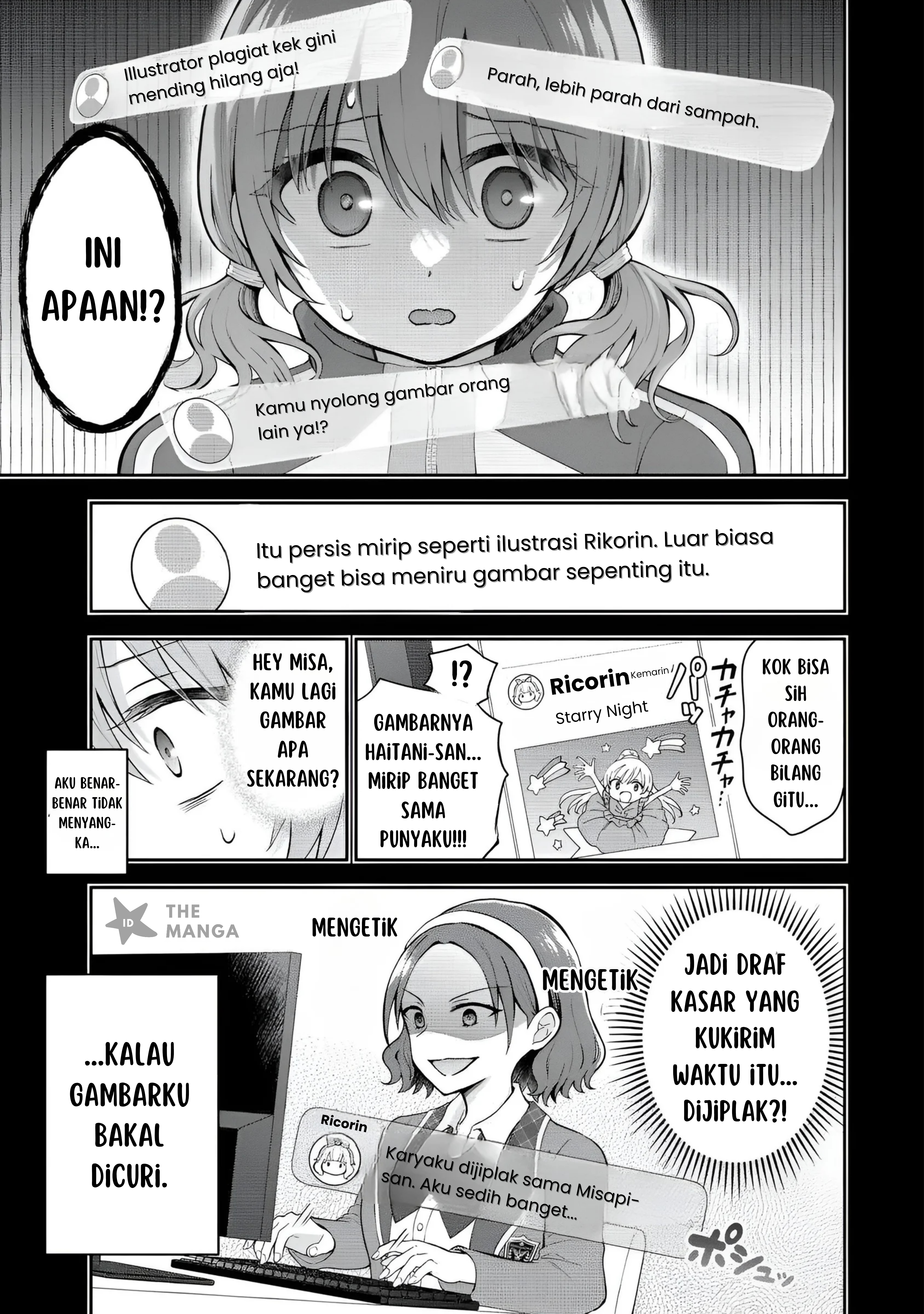 Tonari no Seki no Inkya Joshi ga Oshi Utaite Datta: Ore no Kyoku wo Utatte Kure! Chapter 9.1 - halaman 6