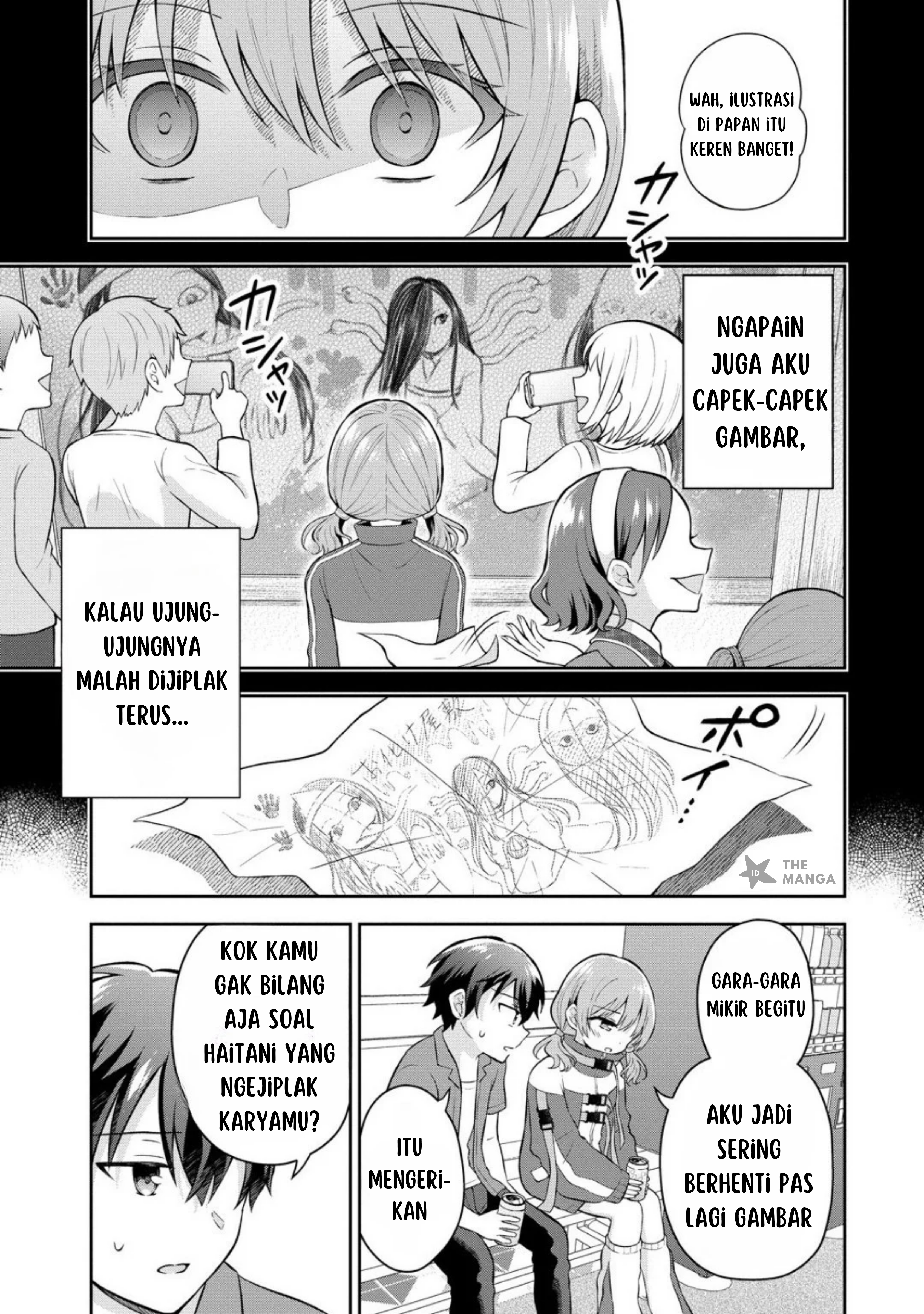Tonari no Seki no Inkya Joshi ga Oshi Utaite Datta: Ore no Kyoku wo Utatte Kure! Chapter 9.1 - halaman 8