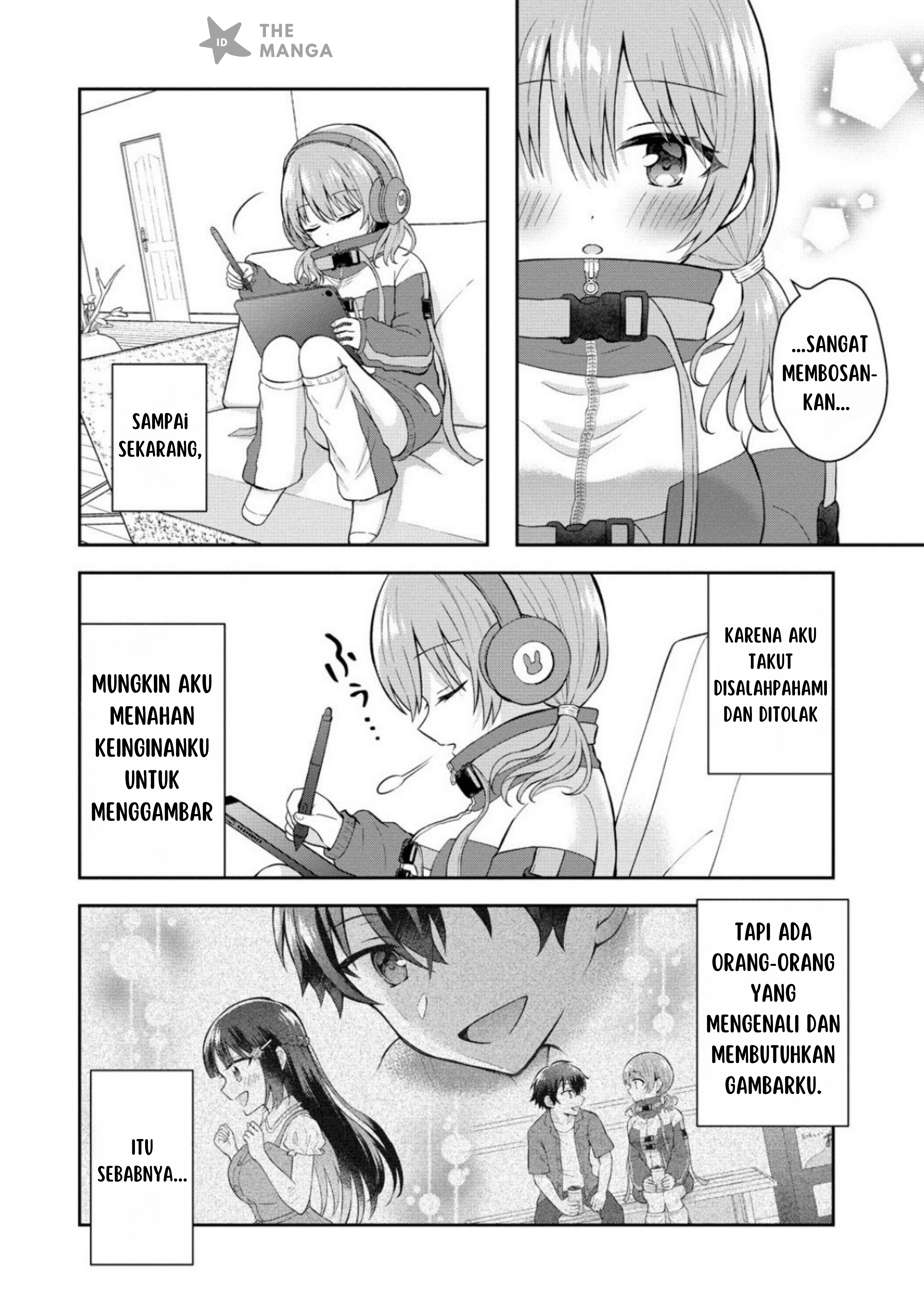 Tonari no Seki no Inkya Joshi ga Oshi Utaite Datta: Ore no Kyoku wo Utatte Kure! Chapter 9.2 - halaman 6