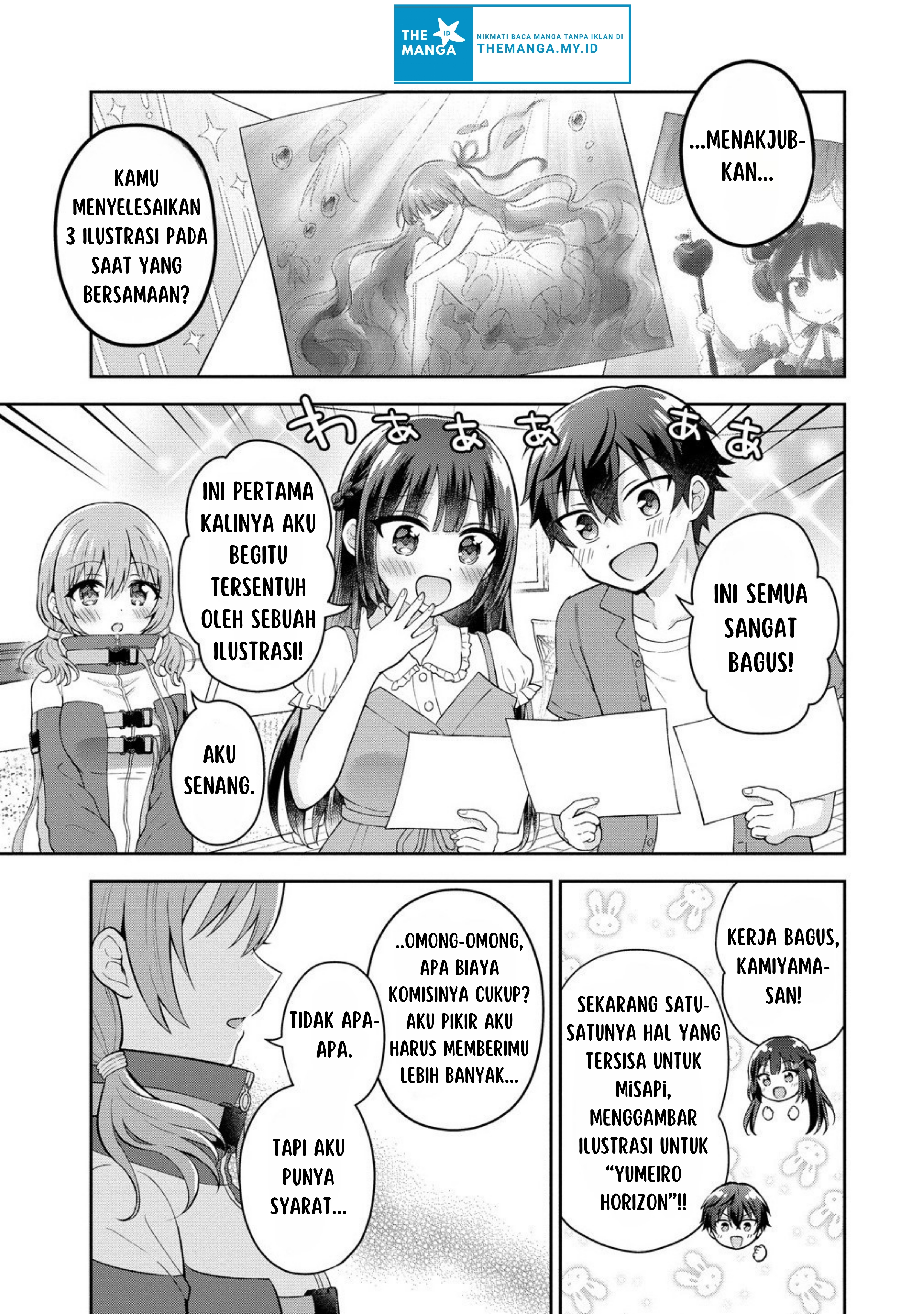 Tonari no Seki no Inkya Joshi ga Oshi Utaite Datta: Ore no Kyoku wo Utatte Kure! Chapter 9.2 - halaman 9