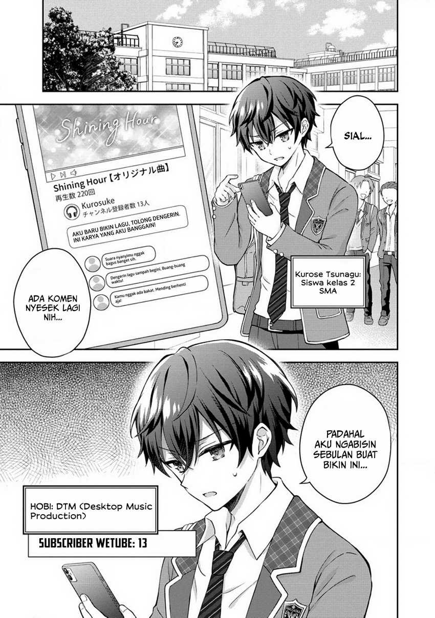 Tonari no Seki no Inkya Joshi ga Oshi Utaite Datta – Ore no Kyoku wo Uttatekure! Chapter 1 - halaman 5