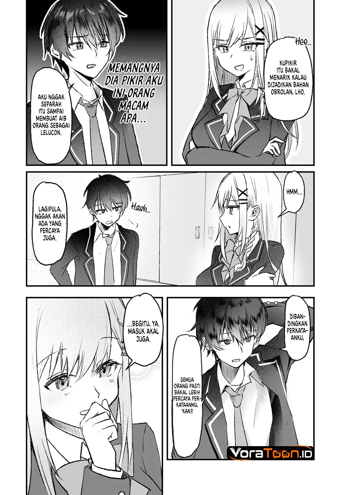 Tonari no Seki no Seijo-sama wa Ore ni Kossori Skirt no Naka wo Oshiete Kureru Chapter 1 - halaman 2