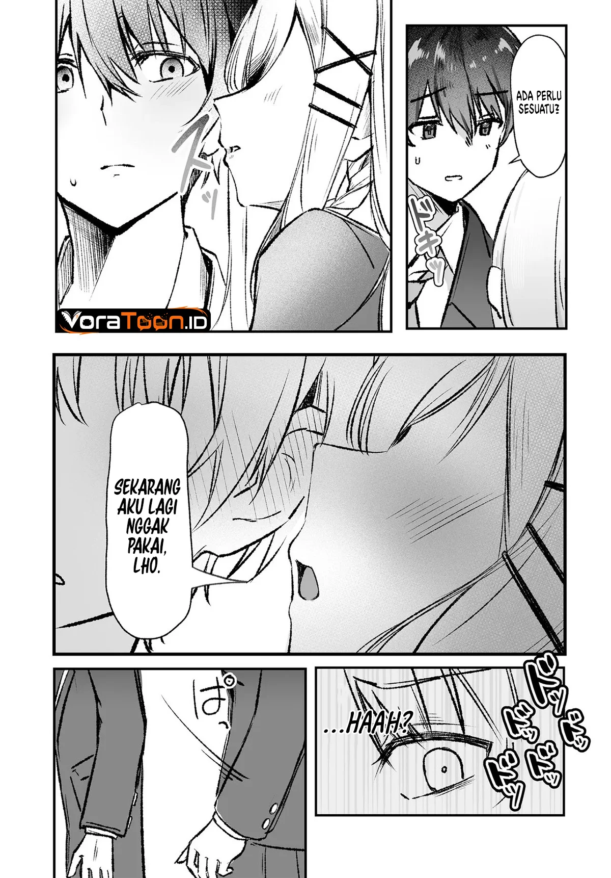 Tonari no Seki no Seijo-sama wa Ore ni Kossori Skirt no Naka wo Oshiete Kureru Chapter 1 - halaman 7