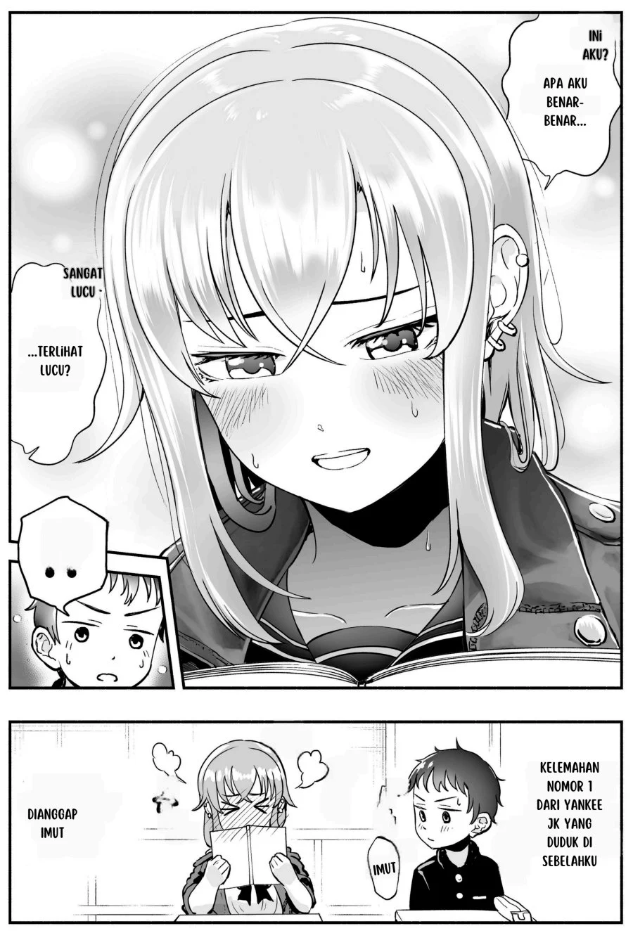 Tonari no Seki no Yankee JK no Jakuten Chapter 1 - halaman 4