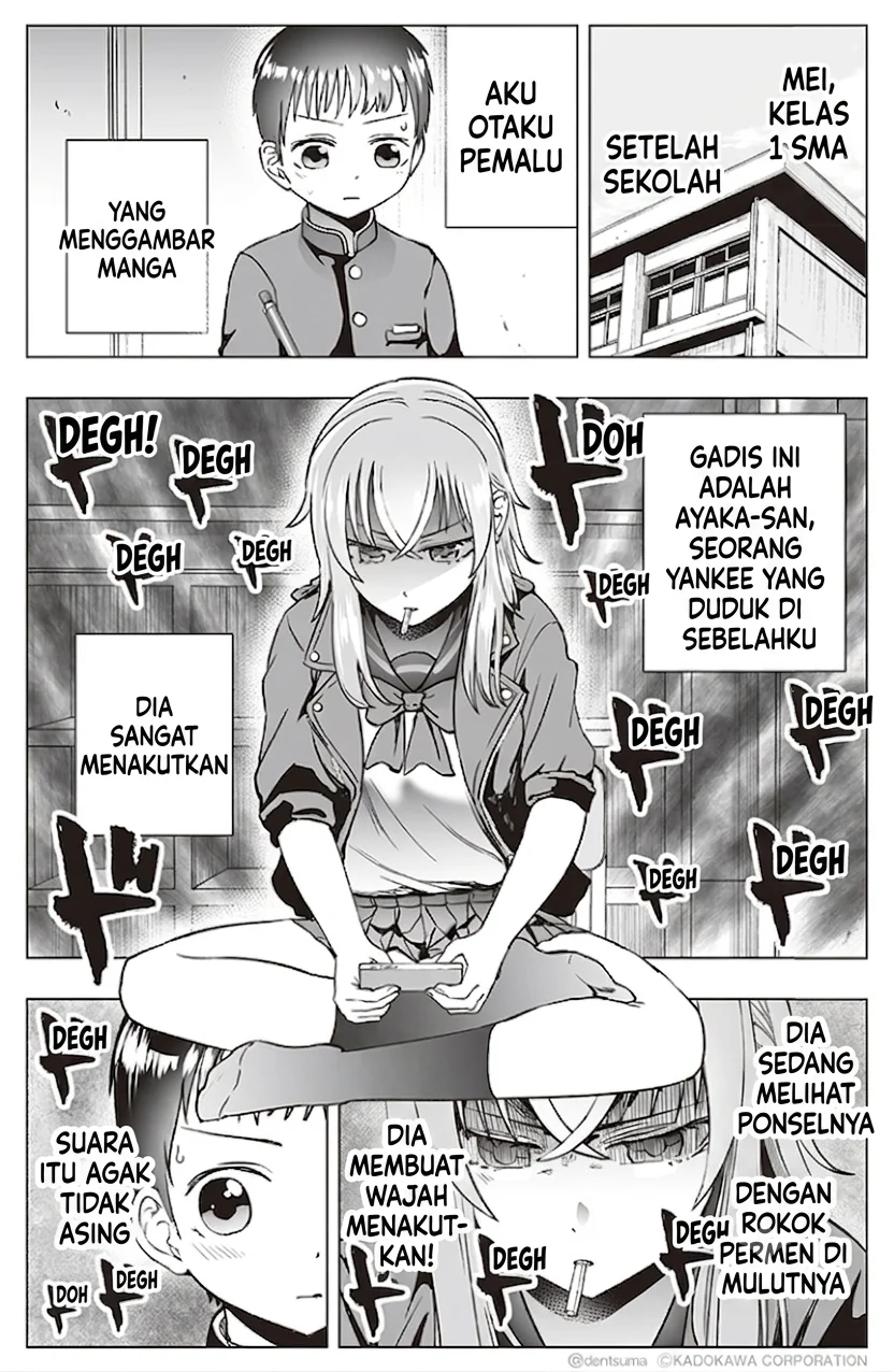 Tonari no Seki no Yankee JK no Jakuten Chapter 12 - halaman 2
