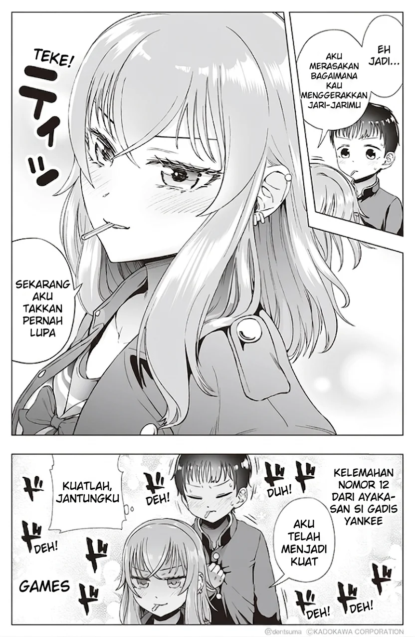 Tonari no Seki no Yankee JK no Jakuten Chapter 12 - halaman 7