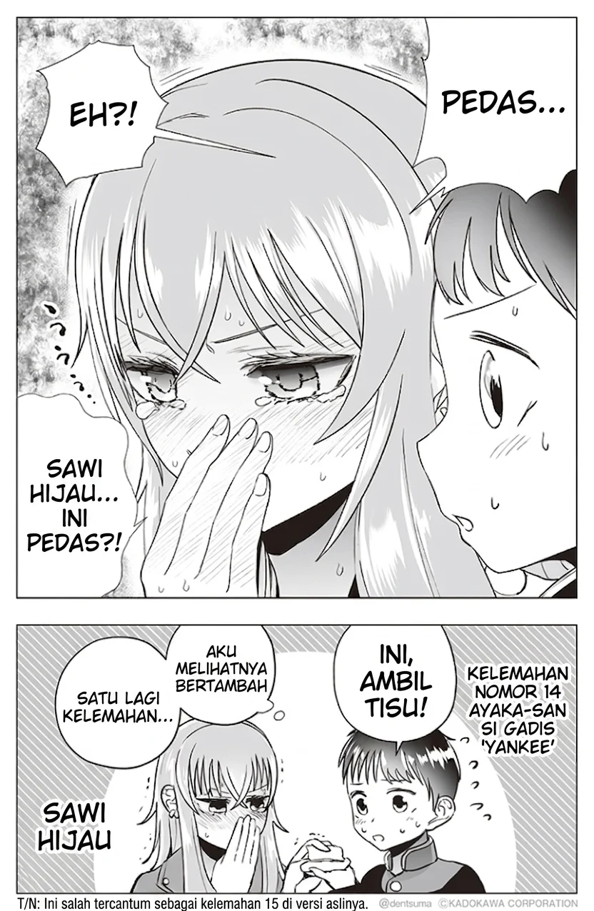 Tonari no Seki no Yankee JK no Jakuten Chapter 14 - halaman 9