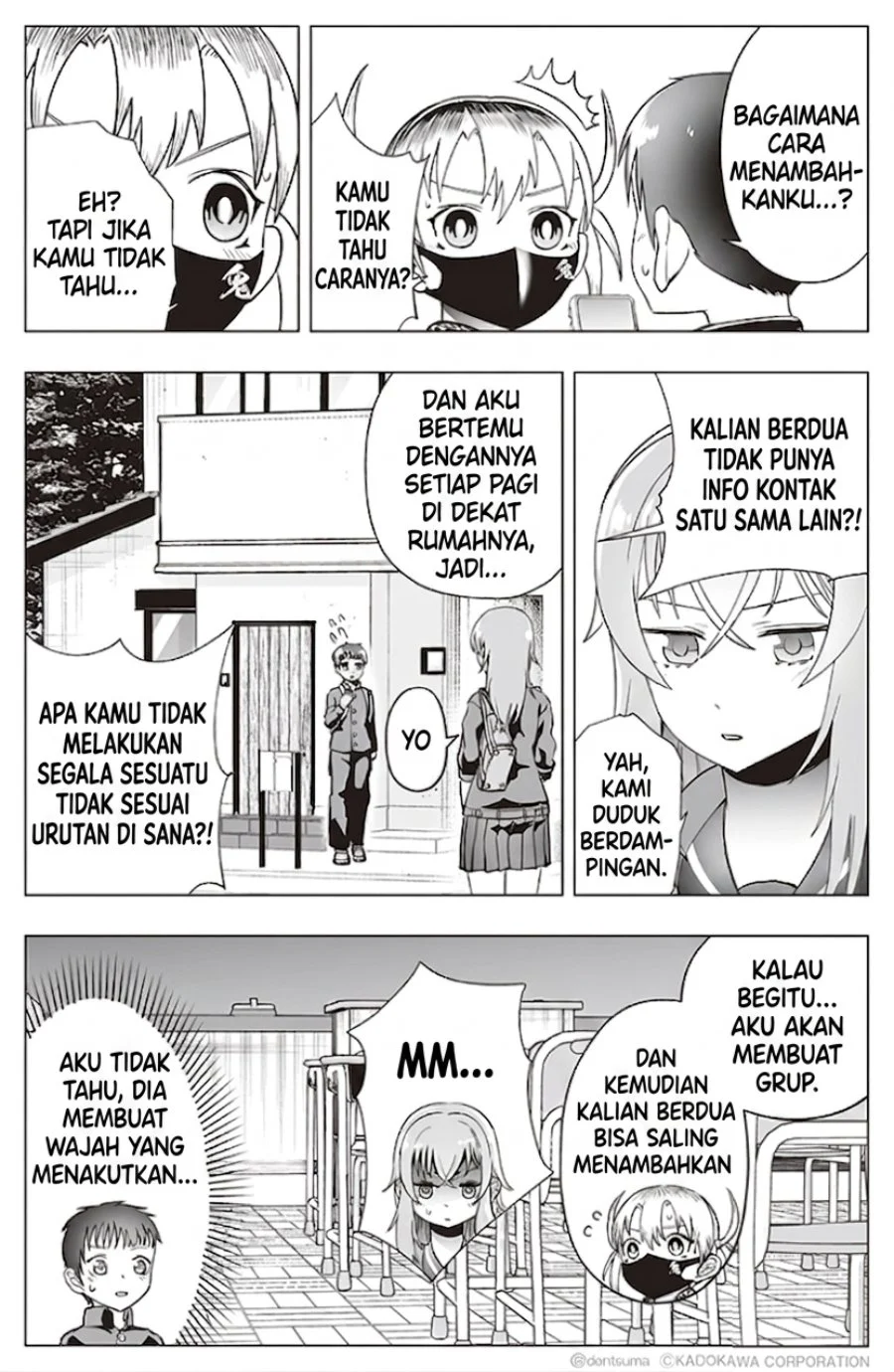 Tonari no Seki no Yankee JK no Jakuten Chapter 18 - halaman 5