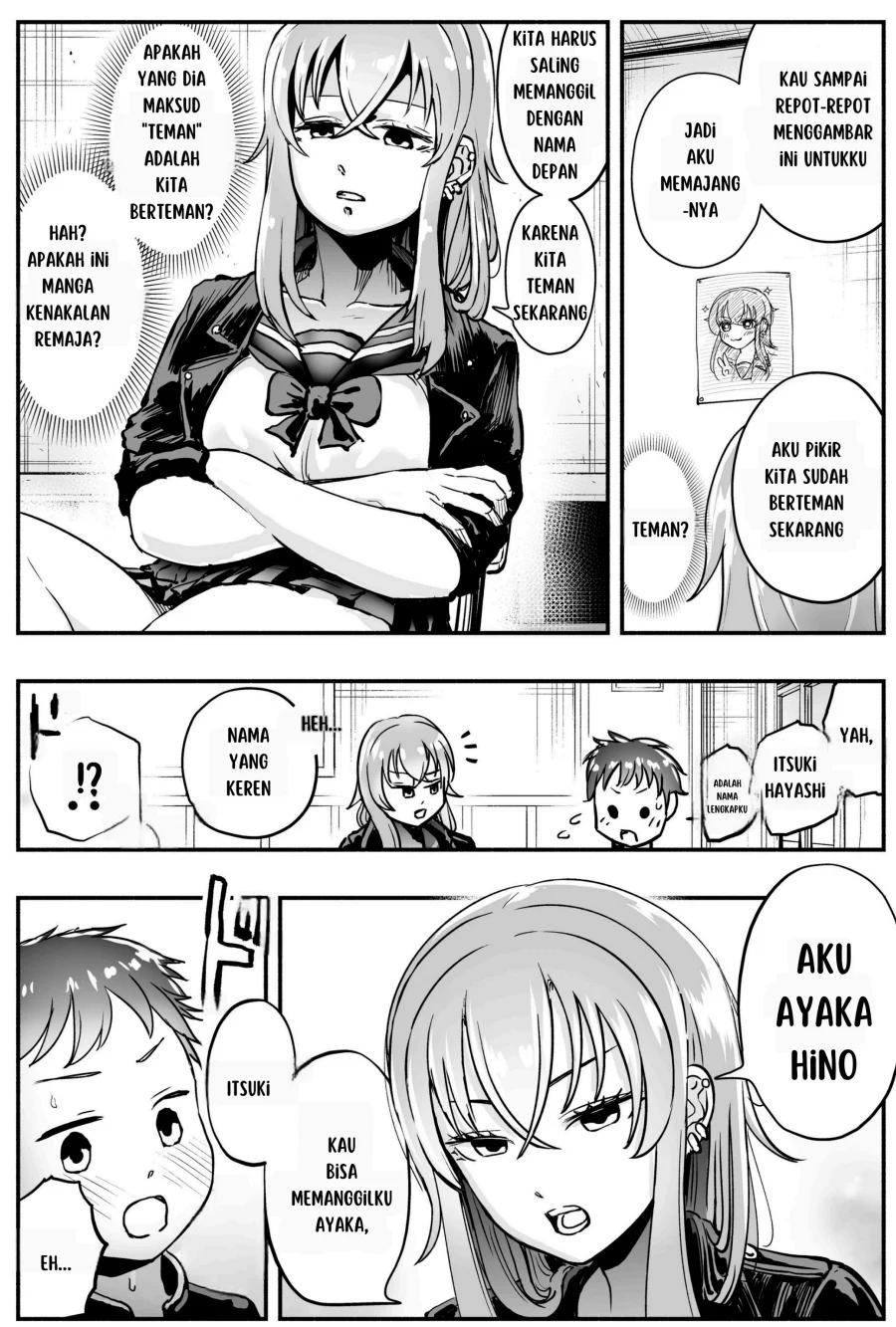 Tonari no Seki no Yankee JK no Jakuten Chapter 2 - halaman 2