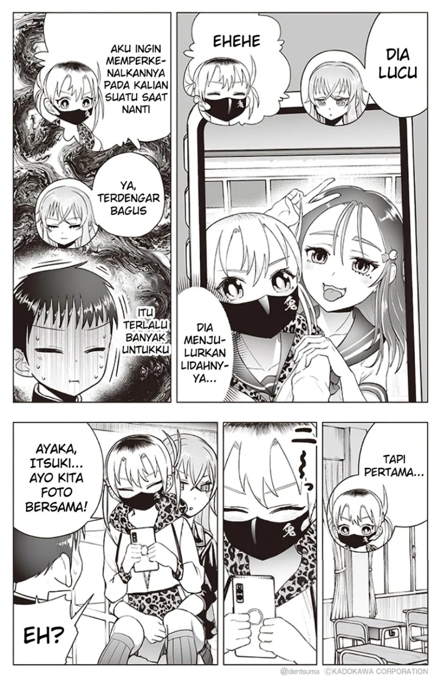 Tonari no Seki no Yankee JK no Jakuten Chapter 20 - halaman 4
