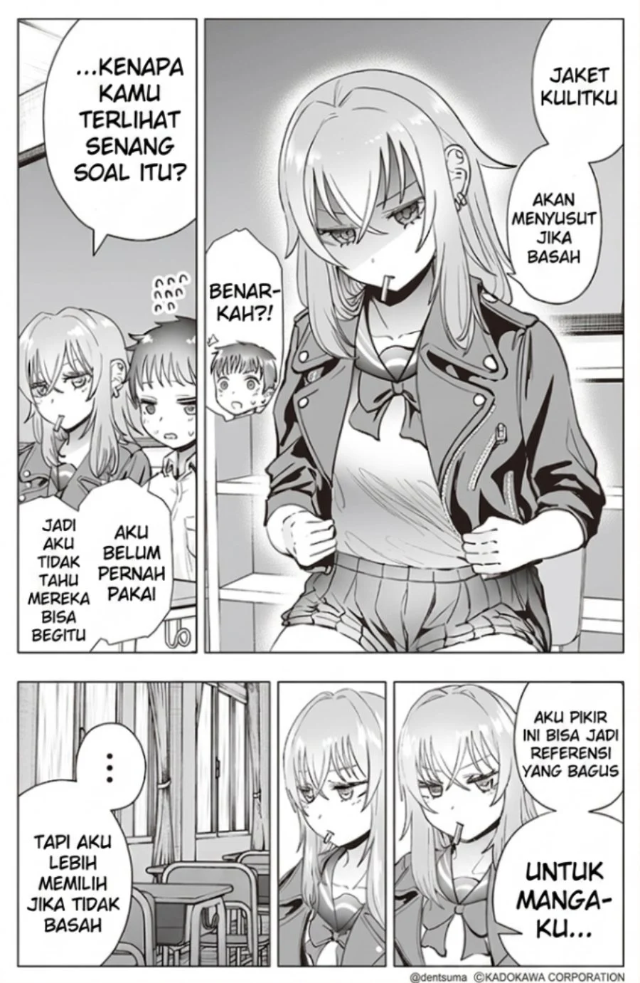 Tonari no Seki no Yankee JK no Jakuten Chapter 22 - halaman 3