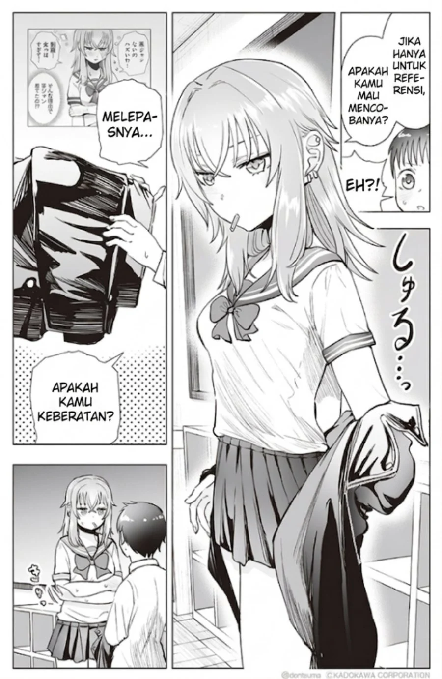 Tonari no Seki no Yankee JK no Jakuten Chapter 22 - halaman 4