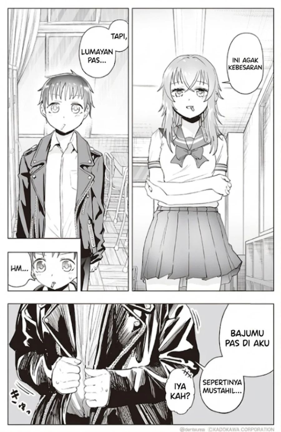 Tonari no Seki no Yankee JK no Jakuten Chapter 22 - halaman 7