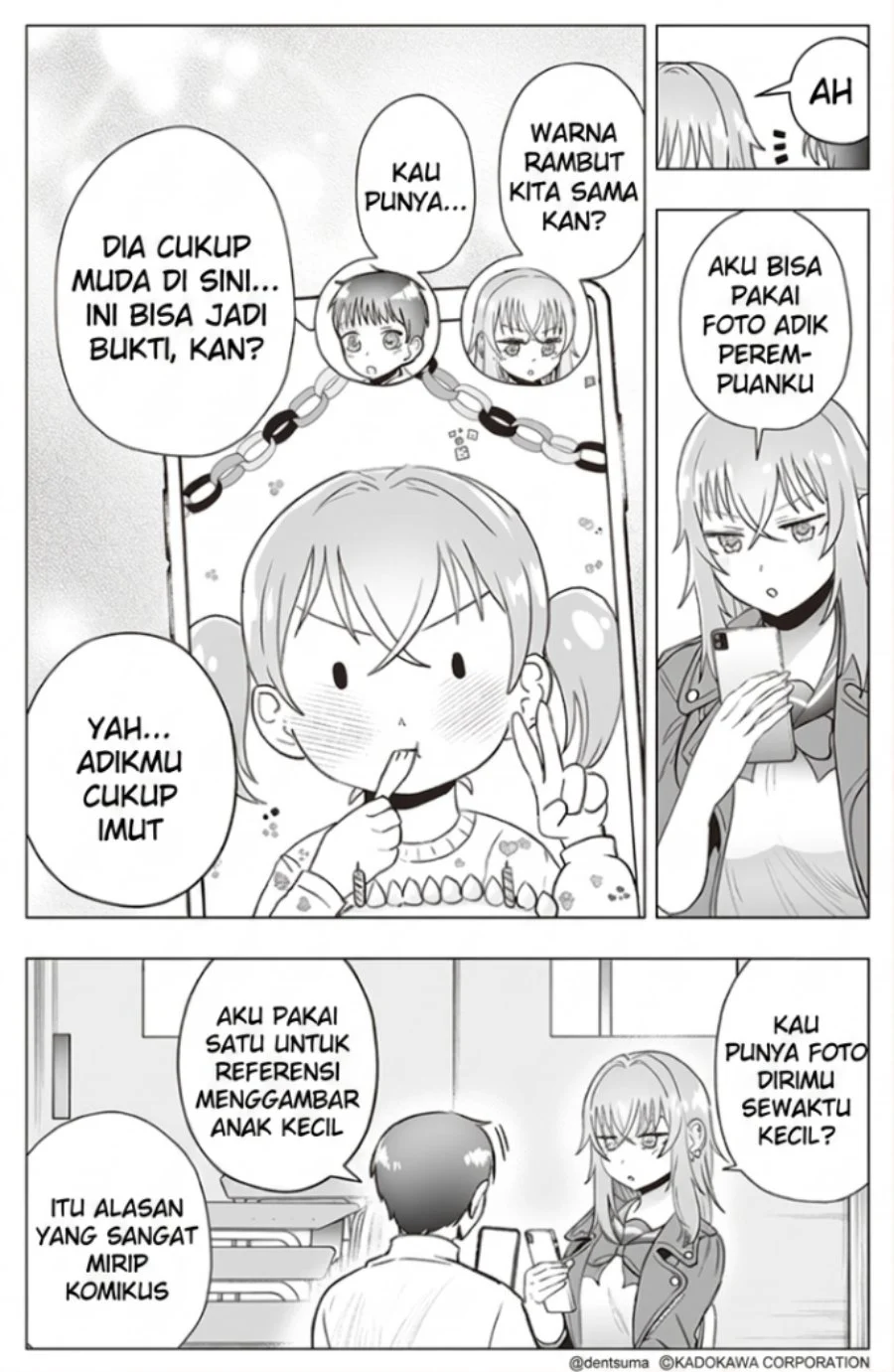 Tonari no Seki no Yankee JK no Jakuten Chapter 23 - halaman 4